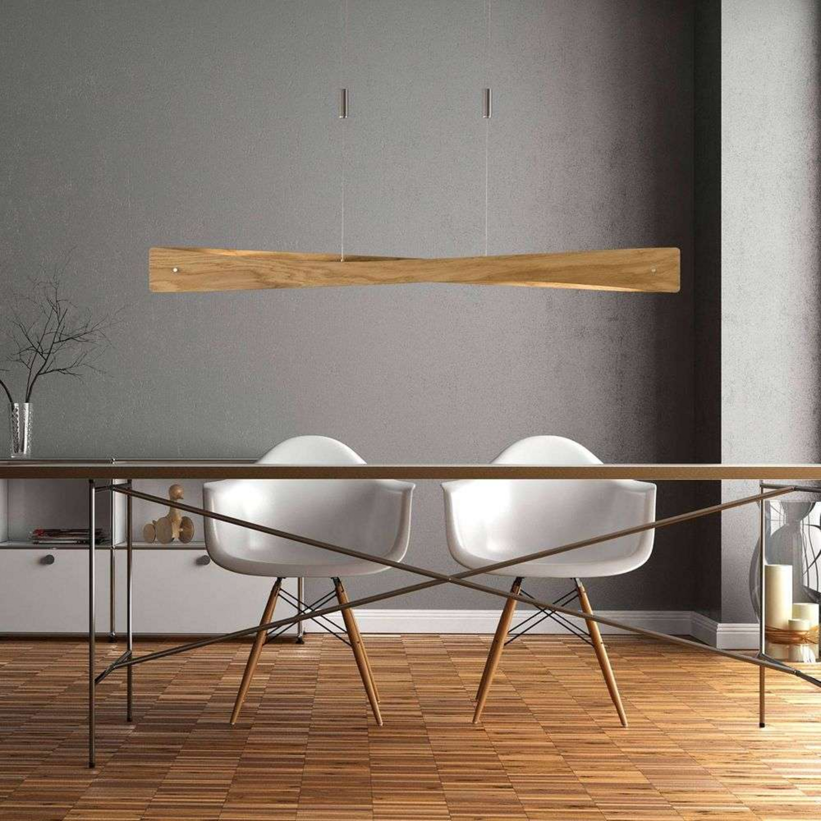 Lian Pendant Oak - Lucande