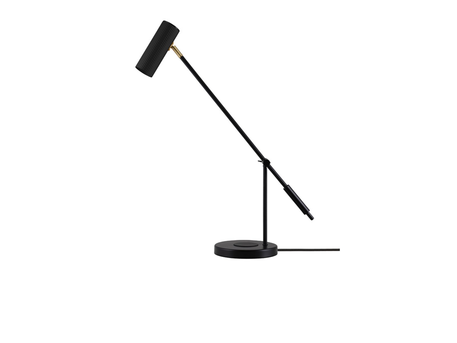 Hubble Read Stolní Lampa w/Wireless Charging Black - Globen Lighting