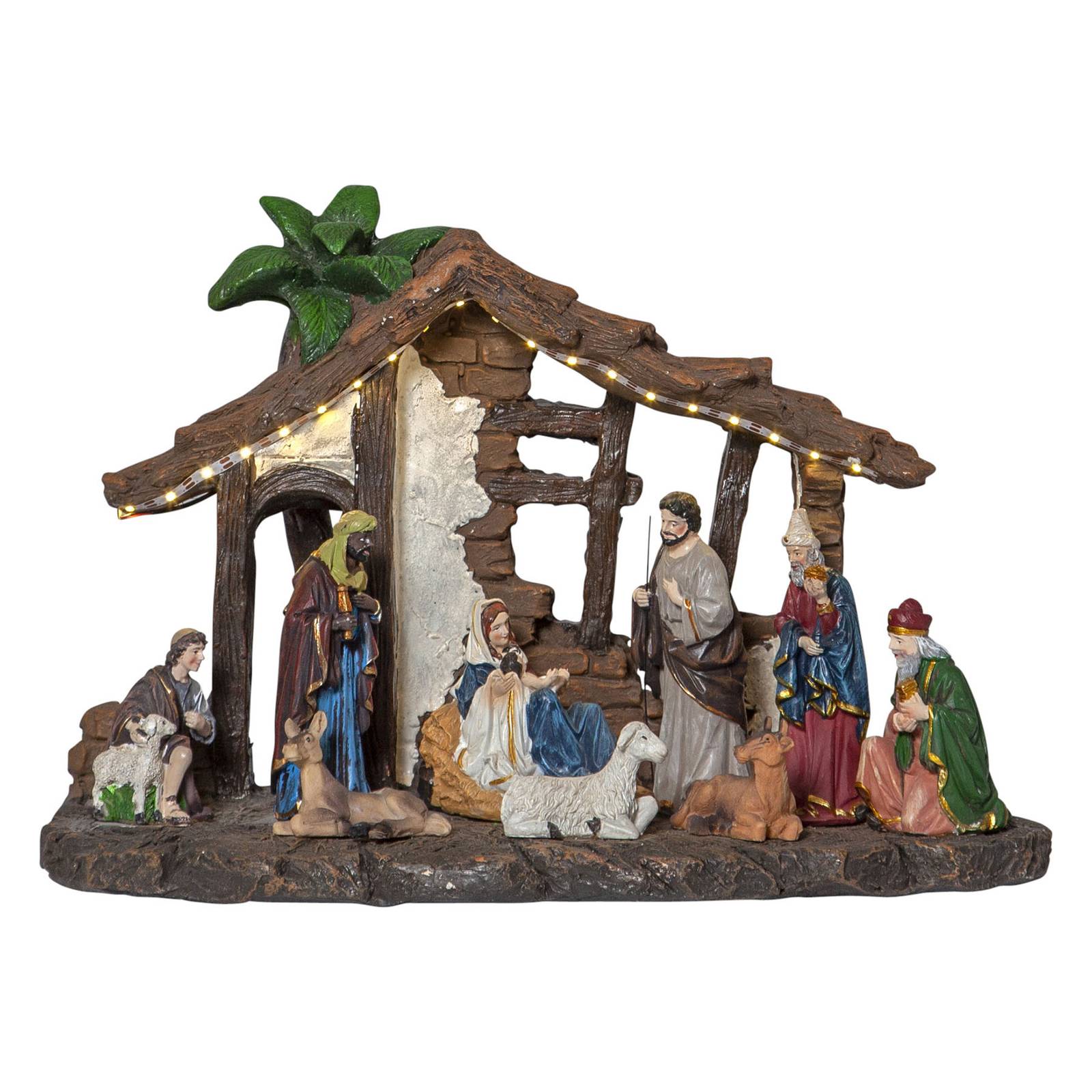 Lampe décorative LED Nativity pile 37 cm