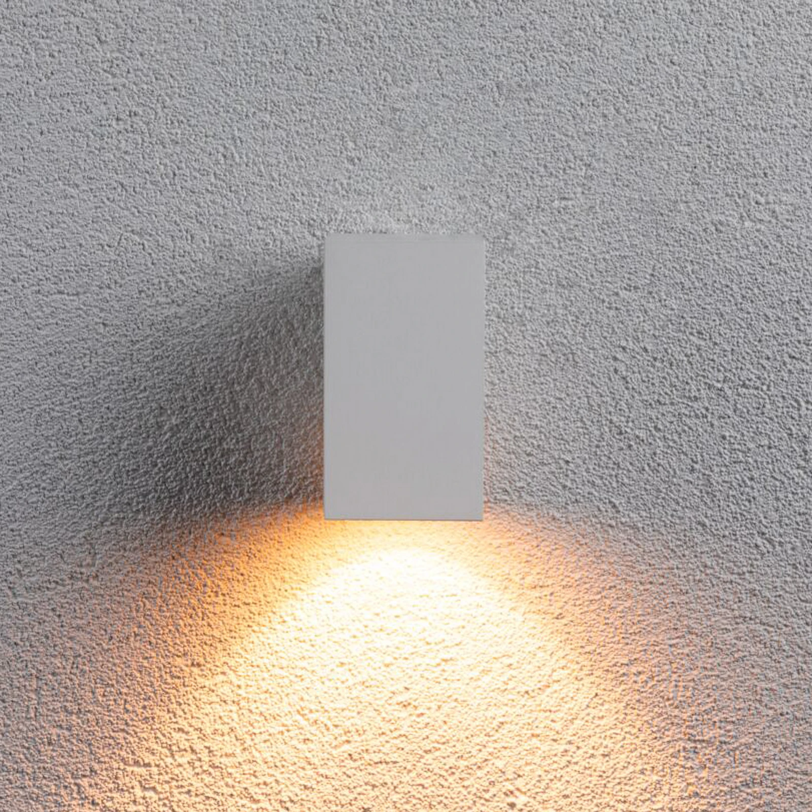 Paulmann LED-Außenwandlampe Flame, weiß, Höhe 8 cm, IP44
