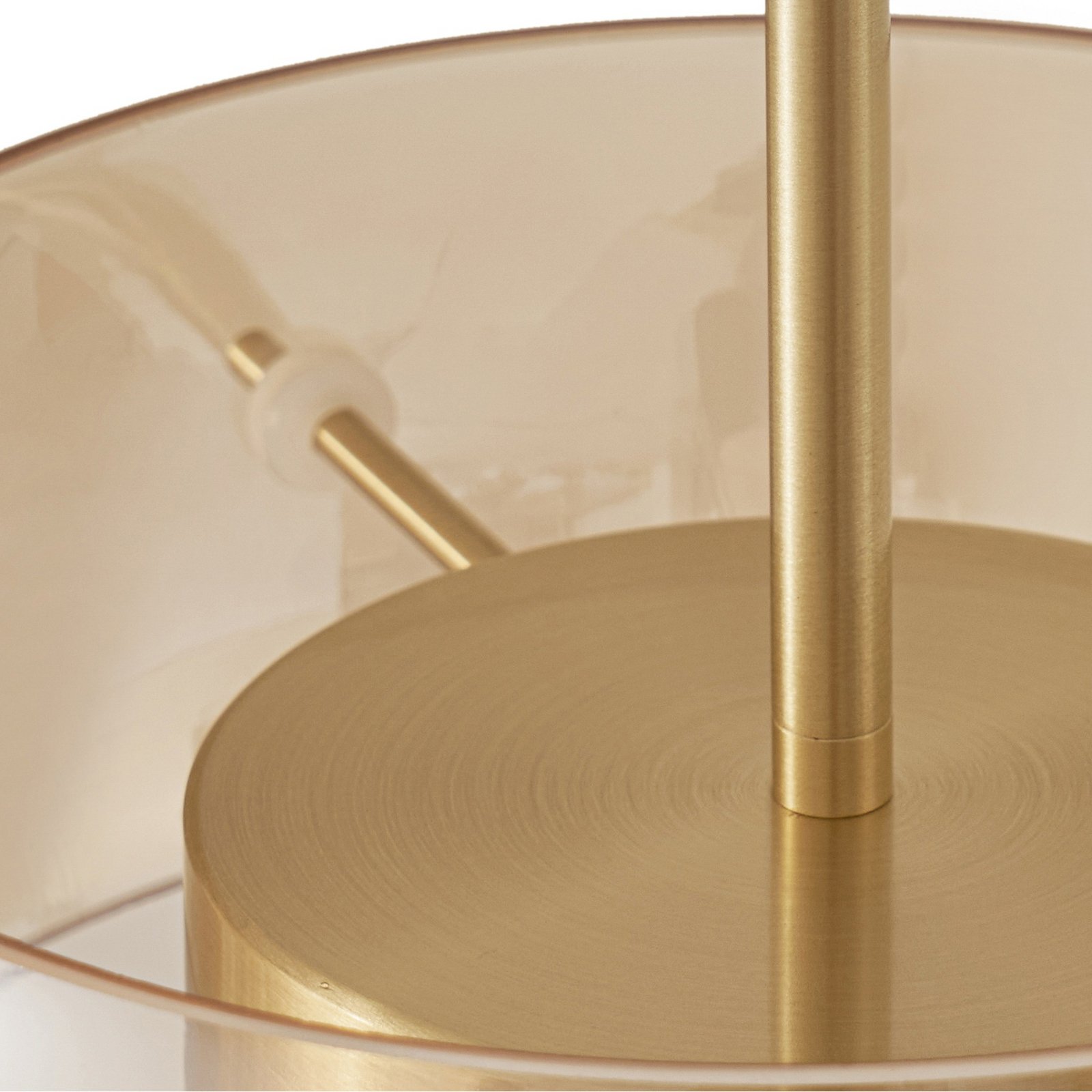 Martis LED hanglamp, amber, dimbaar, 3-lamps - Lucande Martis LED hanglamp, amber, dimbaar, 3-lamps - Lucande