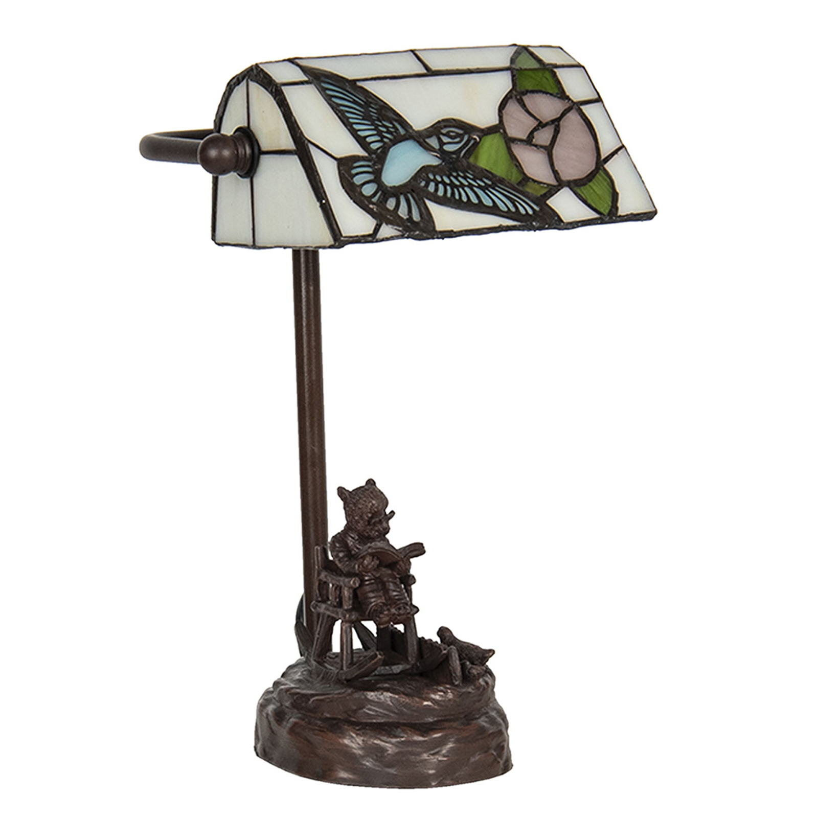 Lampe de bureau 5LL-6050 au style Tiffany
