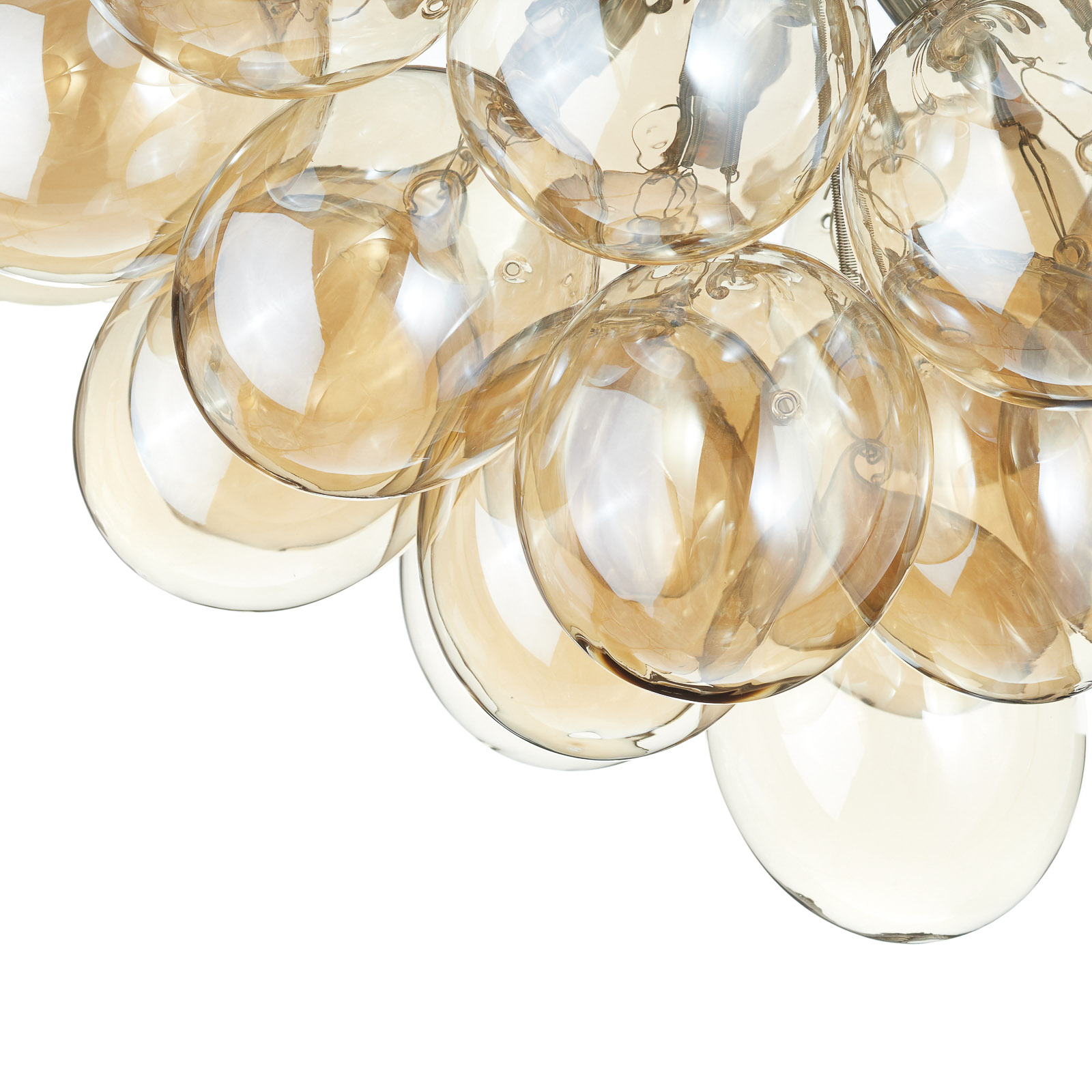 Deckenleuchte Balbo, Gläser bernstein kaufen | Lampenwelt.de