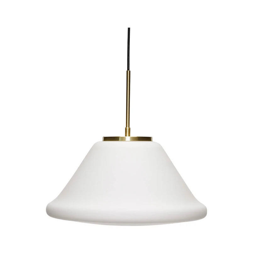 Hübsch - Muse Suspension Triangular Blanc