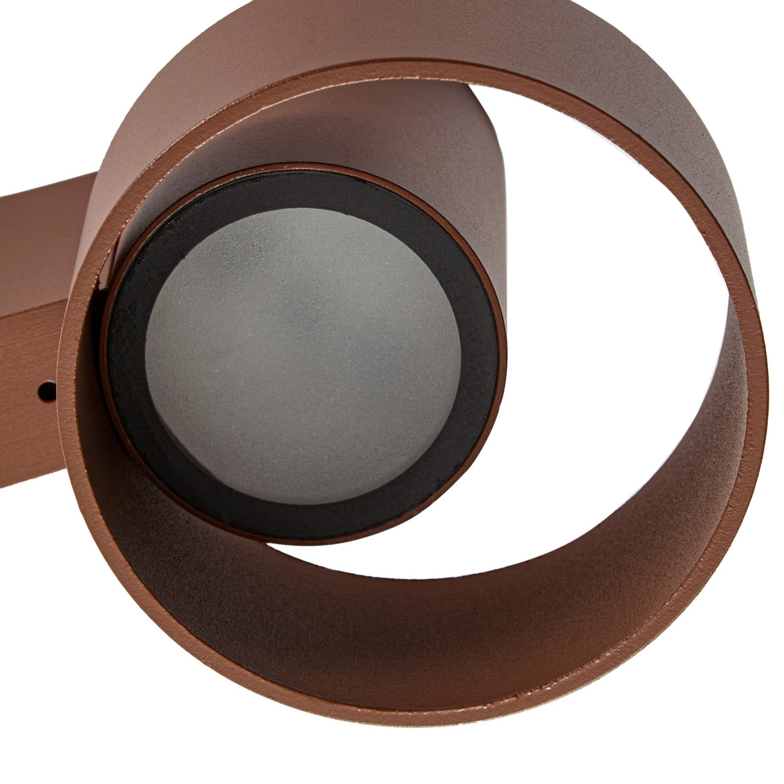 Lucande Elune LED kültéri falilámpa, barna, IP44, felfelé/lefelé Lucande Elune LED kültéri falilámpa, barna, IP44, felfelé/lefelé