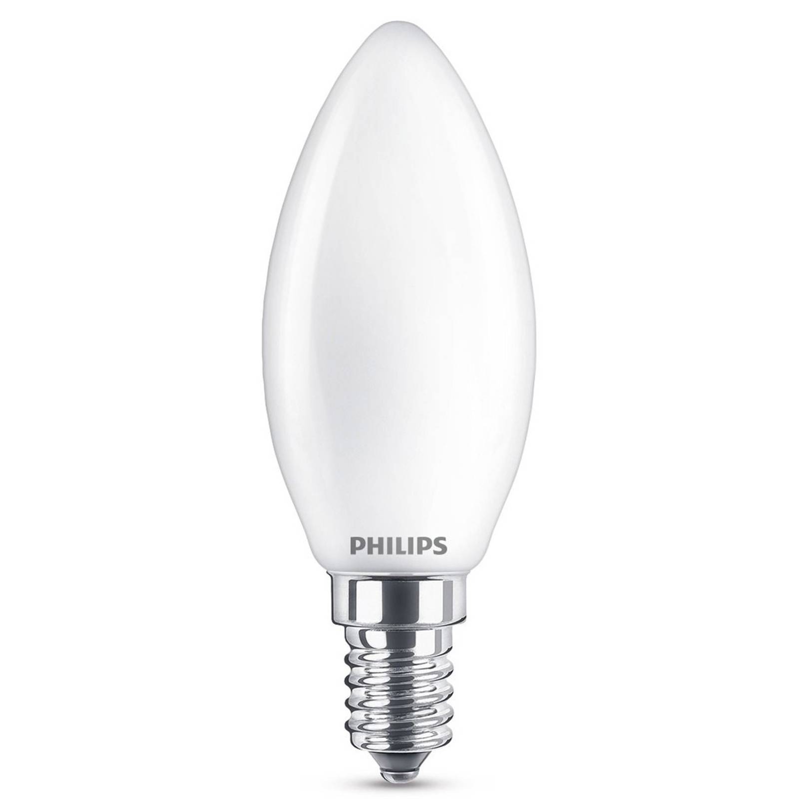 Levně Philips E14 2,2W 827 LED žárovka-svíčka, matná