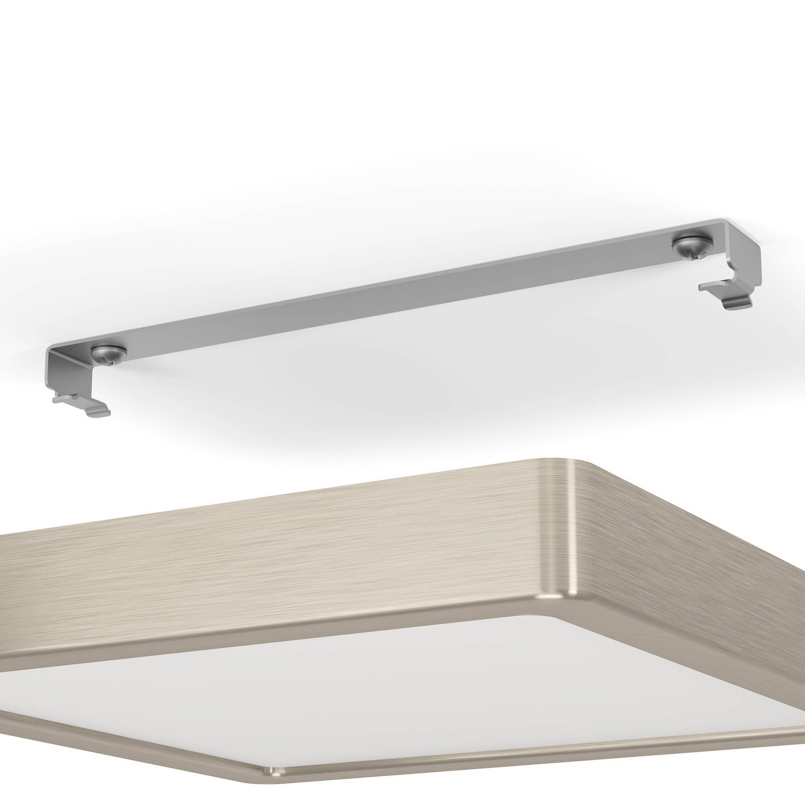 LED-Anbaupanel Fueva 5 IP20 830 nickel 21x21cm