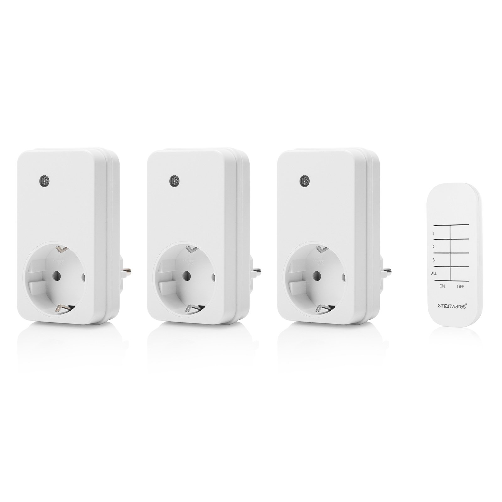 set of 3 radio-controlled socket outlets SH4-99573 Indoor area