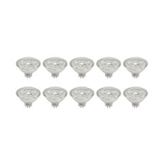 Prios LED-heijastin GU5.3 4.9W 500lm 36° kirkas 827 10 kpl sarja
