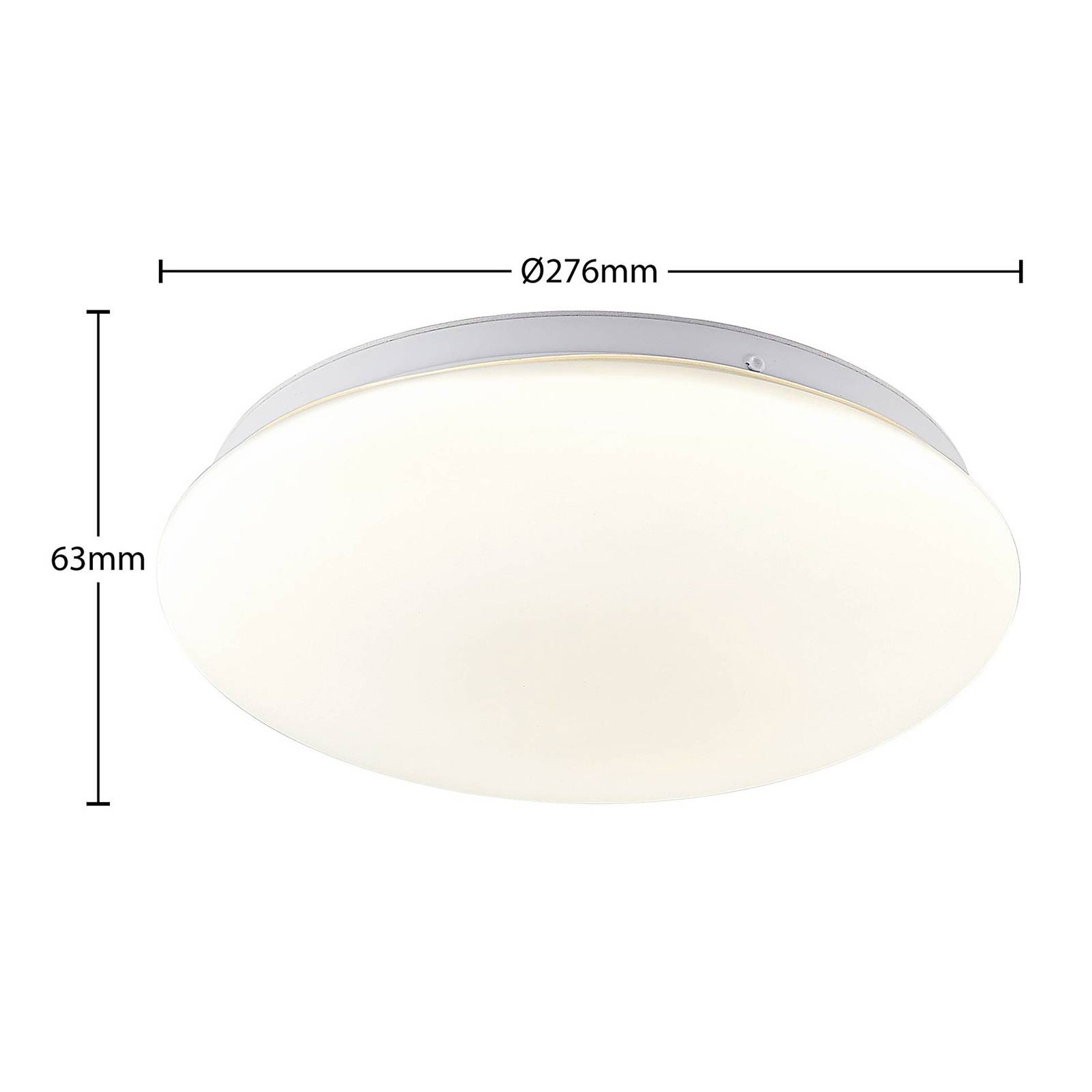 Prios Kisal lampa sufitowa z czujnikiem IP44 27 cm