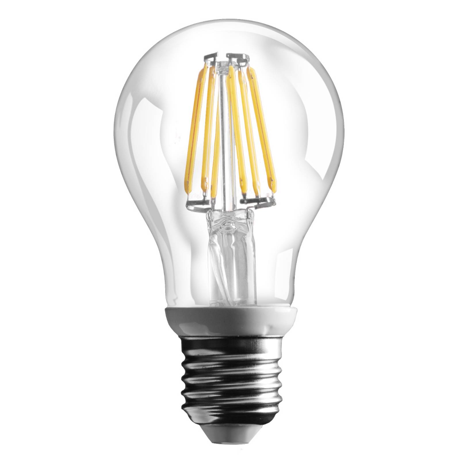 Image of Ampoule LED à filament E27, 6W, 800lm, blanc chaud 8031874096471