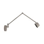 Direction LED-Wandlampe, grau matt, Ausladung 53cm - Antidark