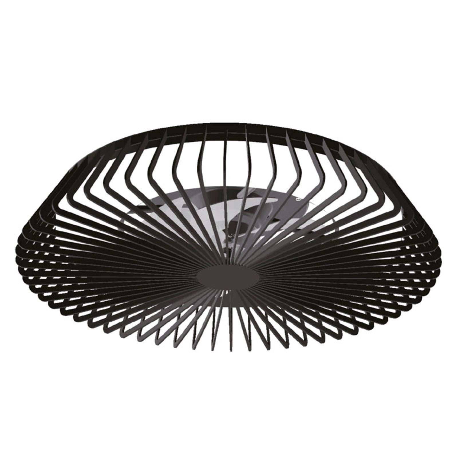 Himalaya ceiling fan LED, app, remote, black