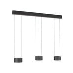 Clipse LED-Hängelampe, grau, Länge 110cm, CCT, 6-flg. - PURE