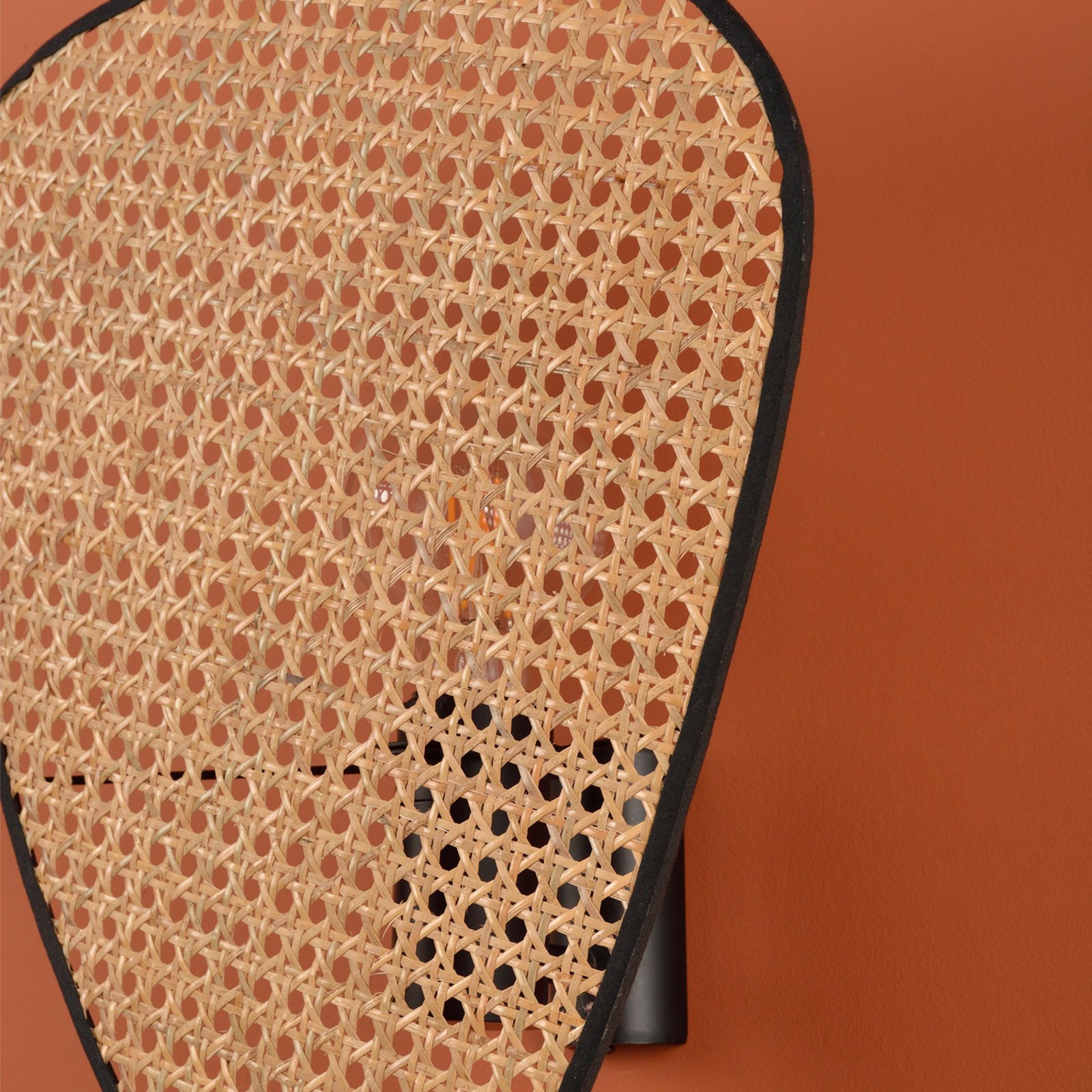 Wandleuchte Screen, 42 cm hoch, natur, Rattan - MARKET SET Wandleuchte Screen, 42 cm hoch, natur, Rattan - MARKET SET