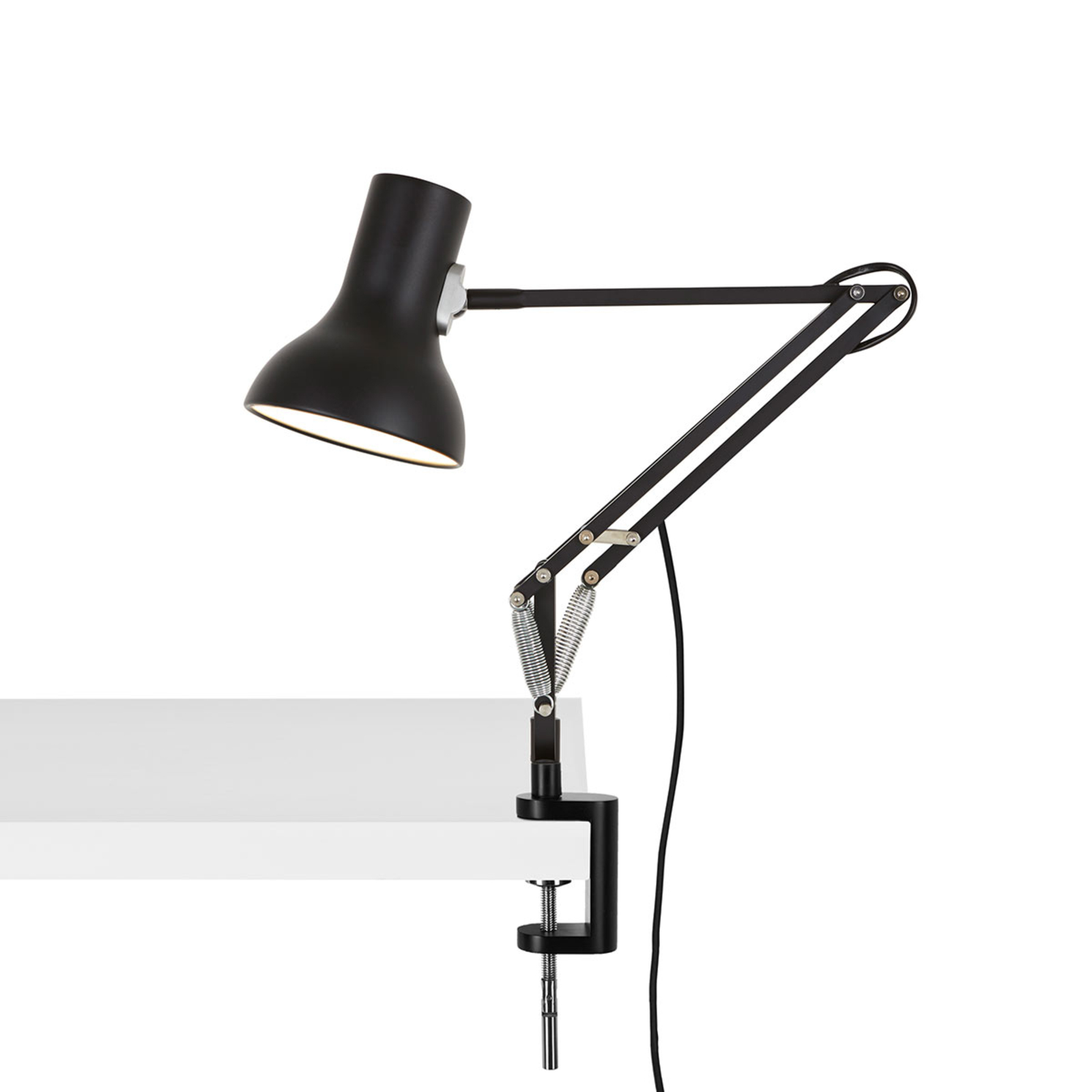 Anglepoise Type 75 Mini světlo se svorkou černá