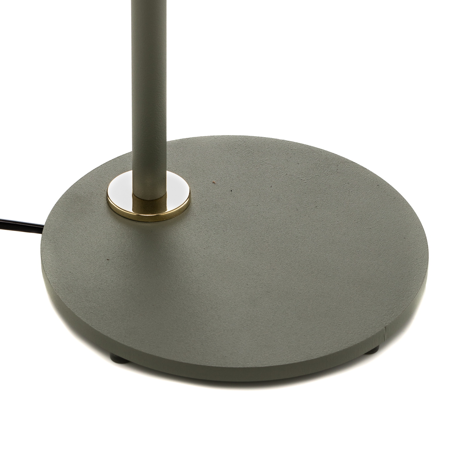 Destin table lamp adjustable green/brass