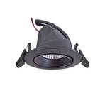 Arcchio Harcos LED-Downlight, schwarz, Ø 11 cm, 4.000K