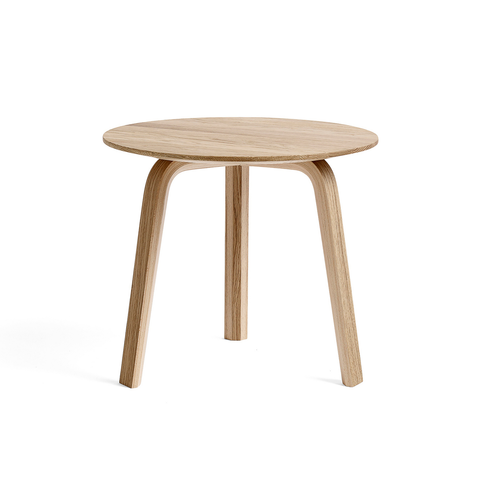 Bella-sohvapöytä, lakattu tammi, Ø45 x H39 cm - HAY