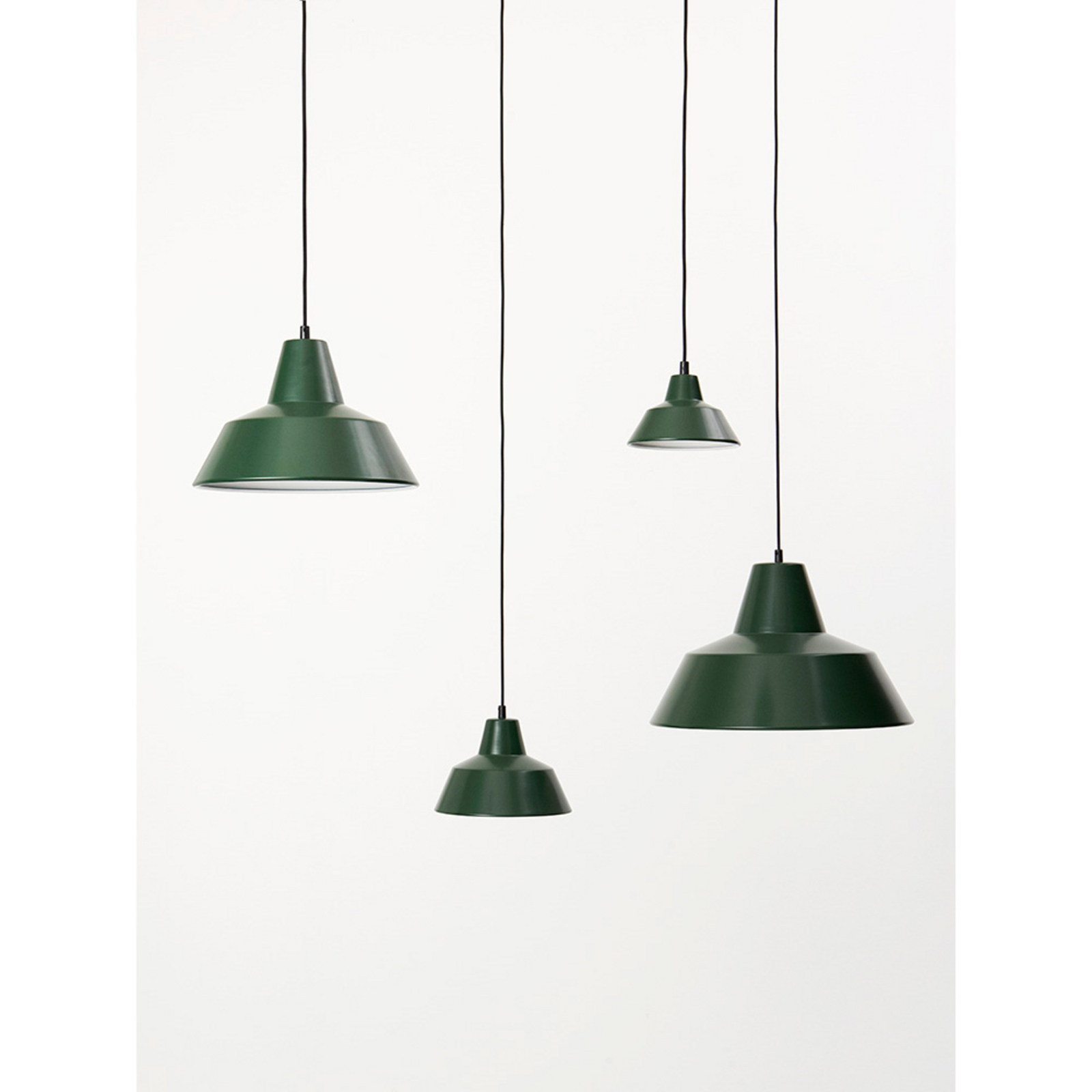 Workshop Lamp W3 Racing Green - Made By Hand