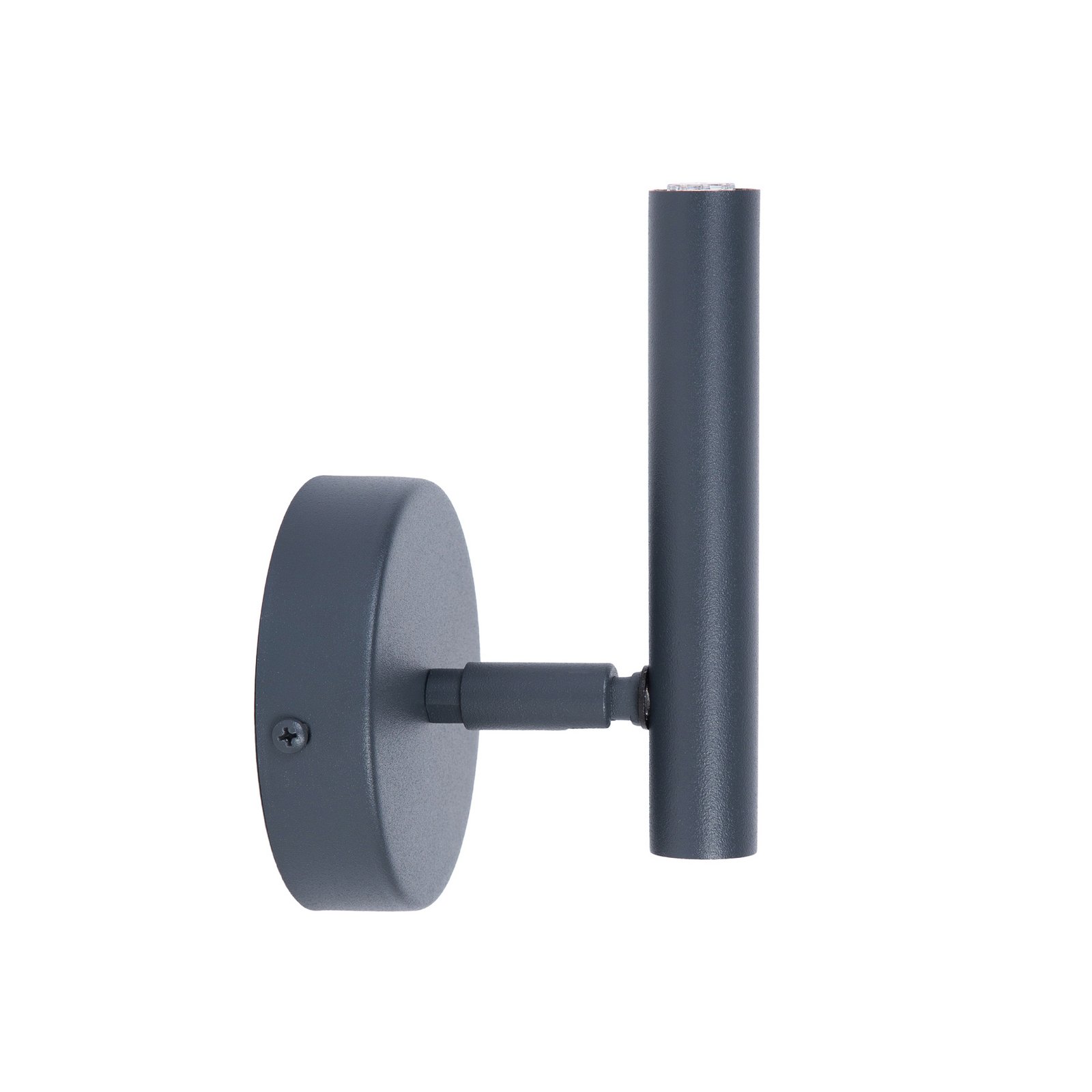 Sopel wall light, anthracite, 1-bulb, steel, height 15 cm