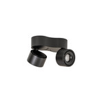 Rotari LED Aufgesetzter Spot 2x6,1W Schwarz - Arcchio