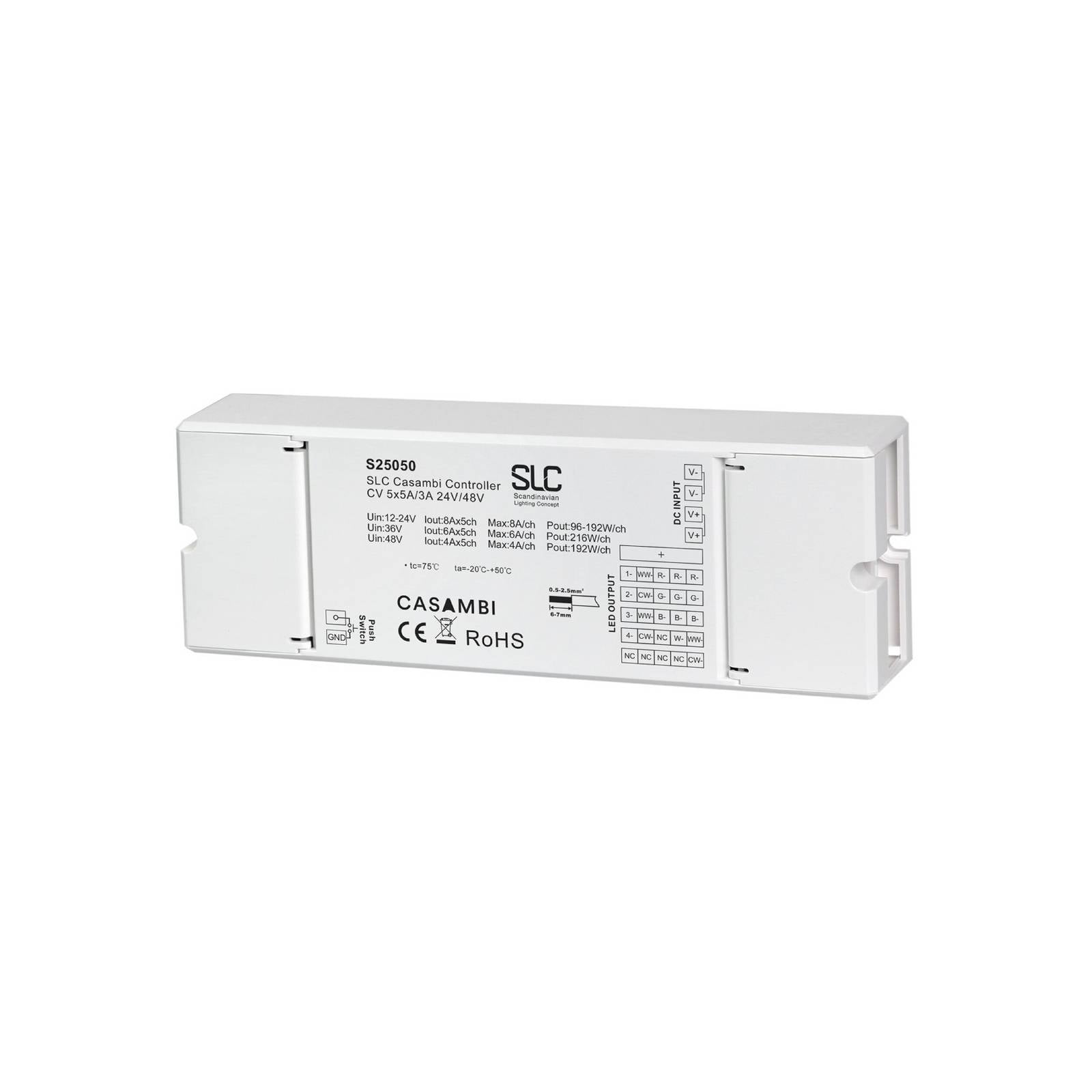 5-Kanal-LED-Controller, RGBW, CV, 24/48 V, Casambi