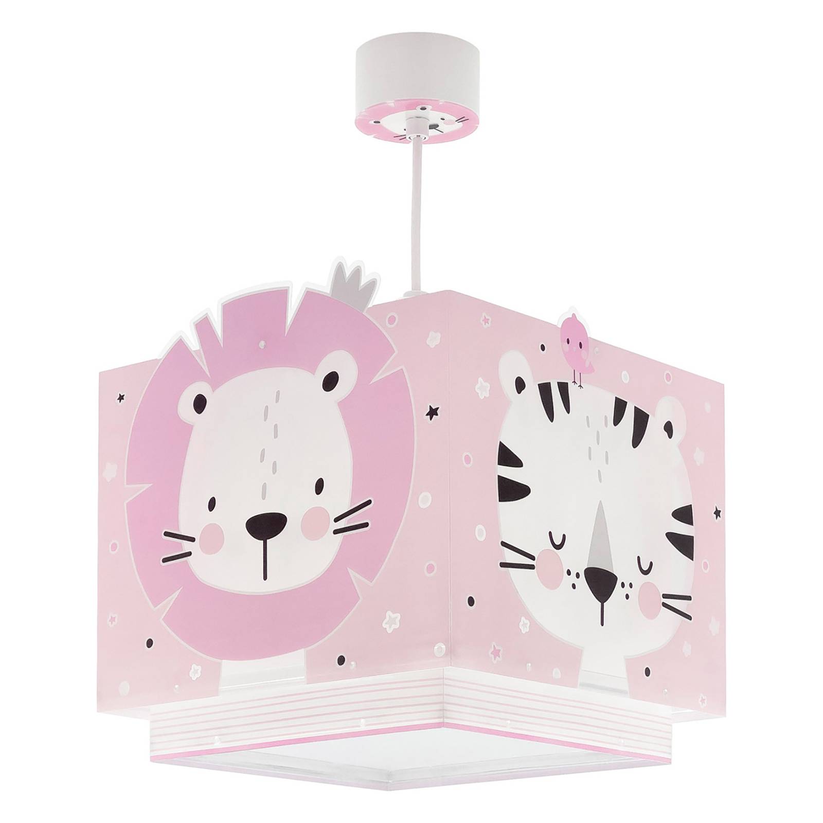 Lampa wisząca dziecięca Dalber Baby Jungle, różowa