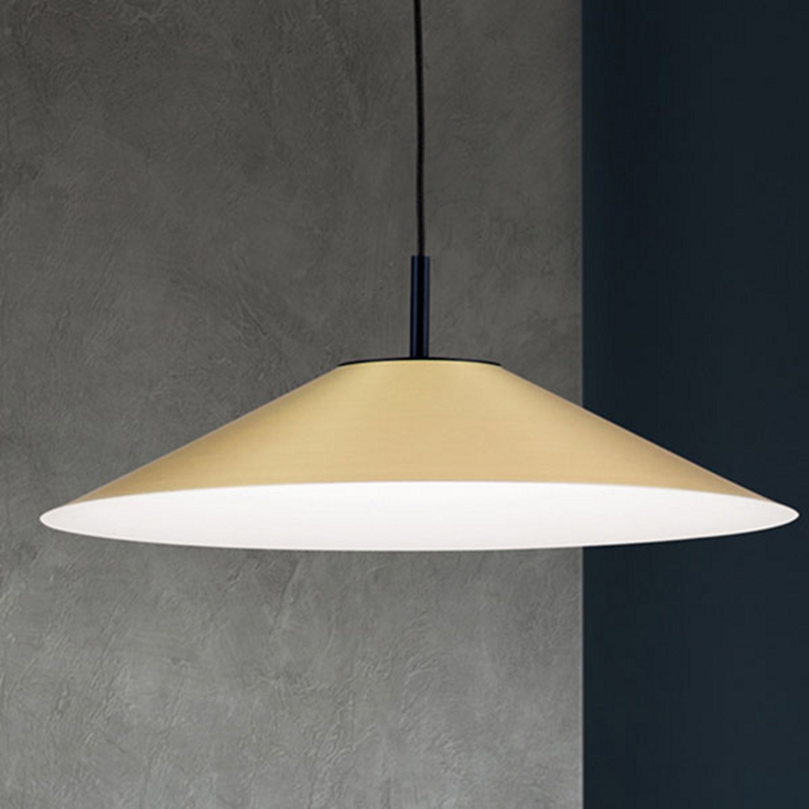 ORION Lampă pendul LED Gourmet abajur alamă mată - Camera de zi / sufragerie - modern - alamă mat negru - Metal