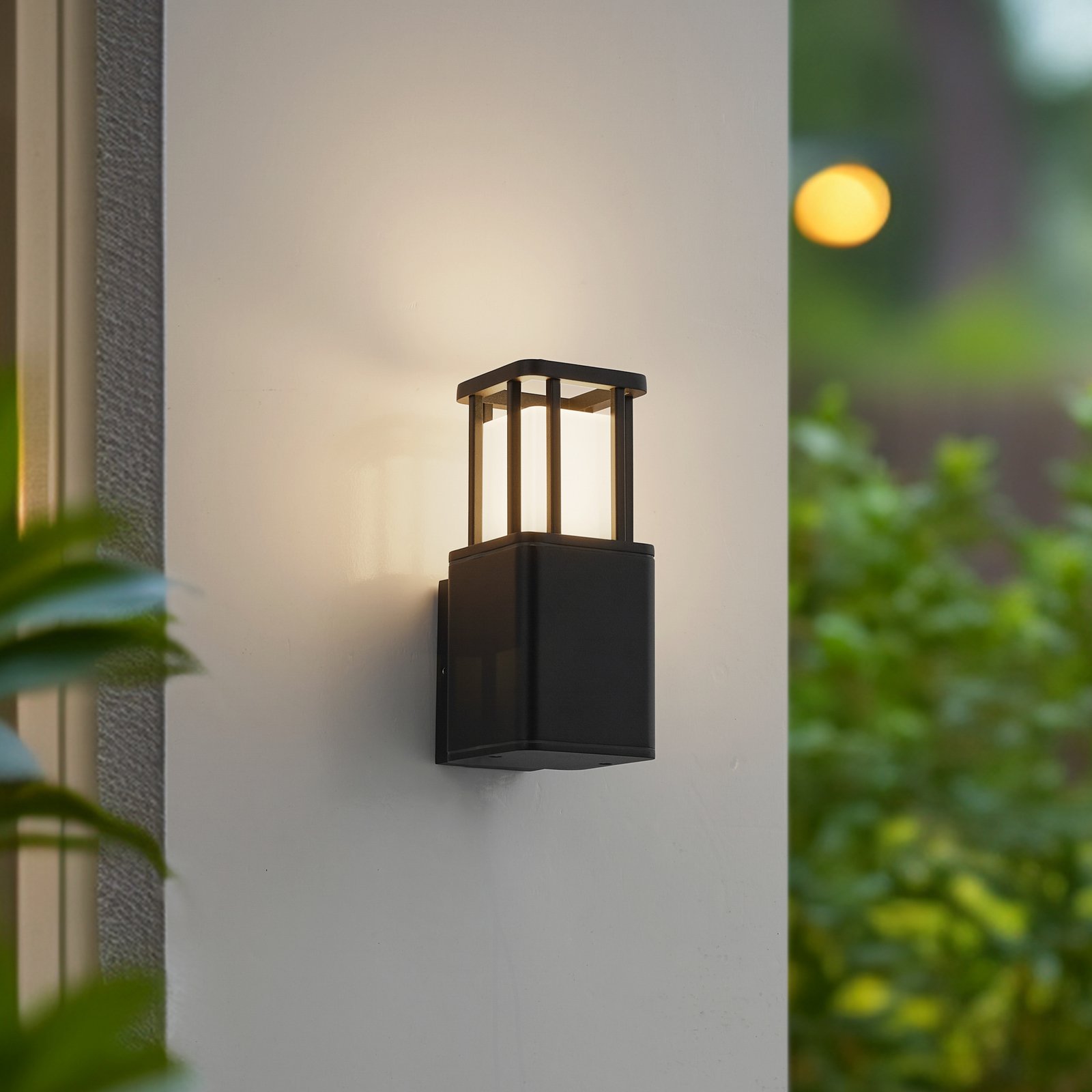 Dakil LED Utendørs Vegglampe Svart - Lucande