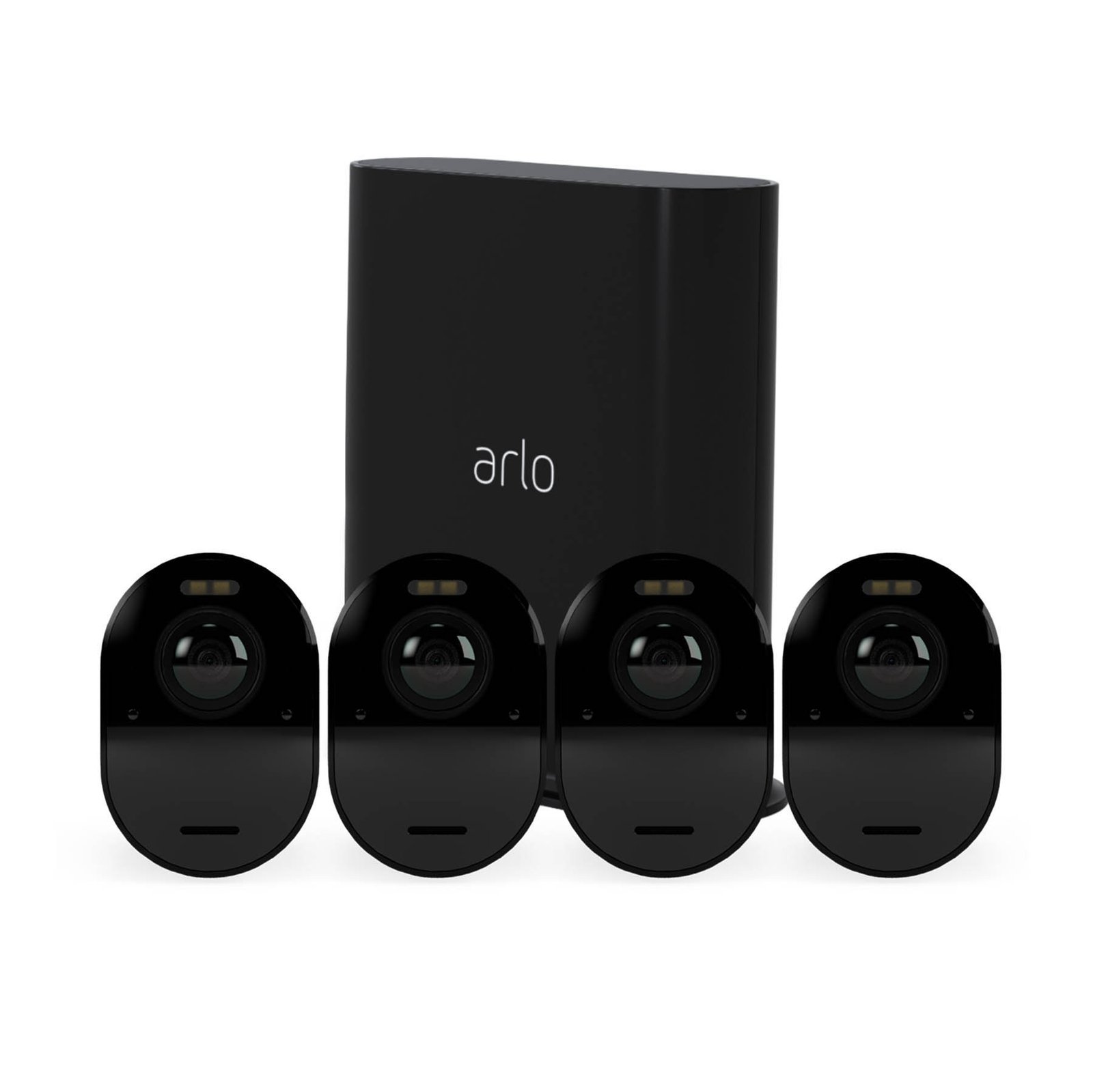 Arlo Ultra 2-beveiligingssysteem, 4 camera's, zwart