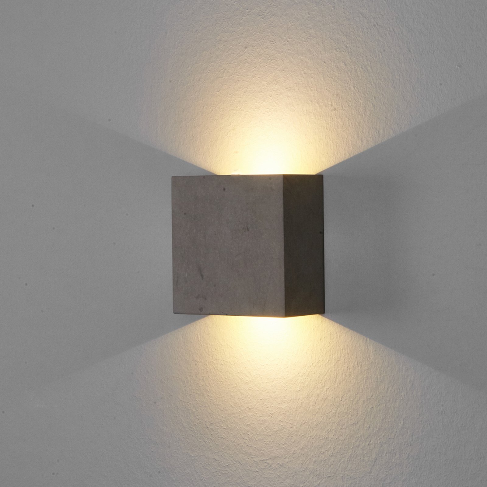 Yva LED Aplică de Perete Concrete - Lindby