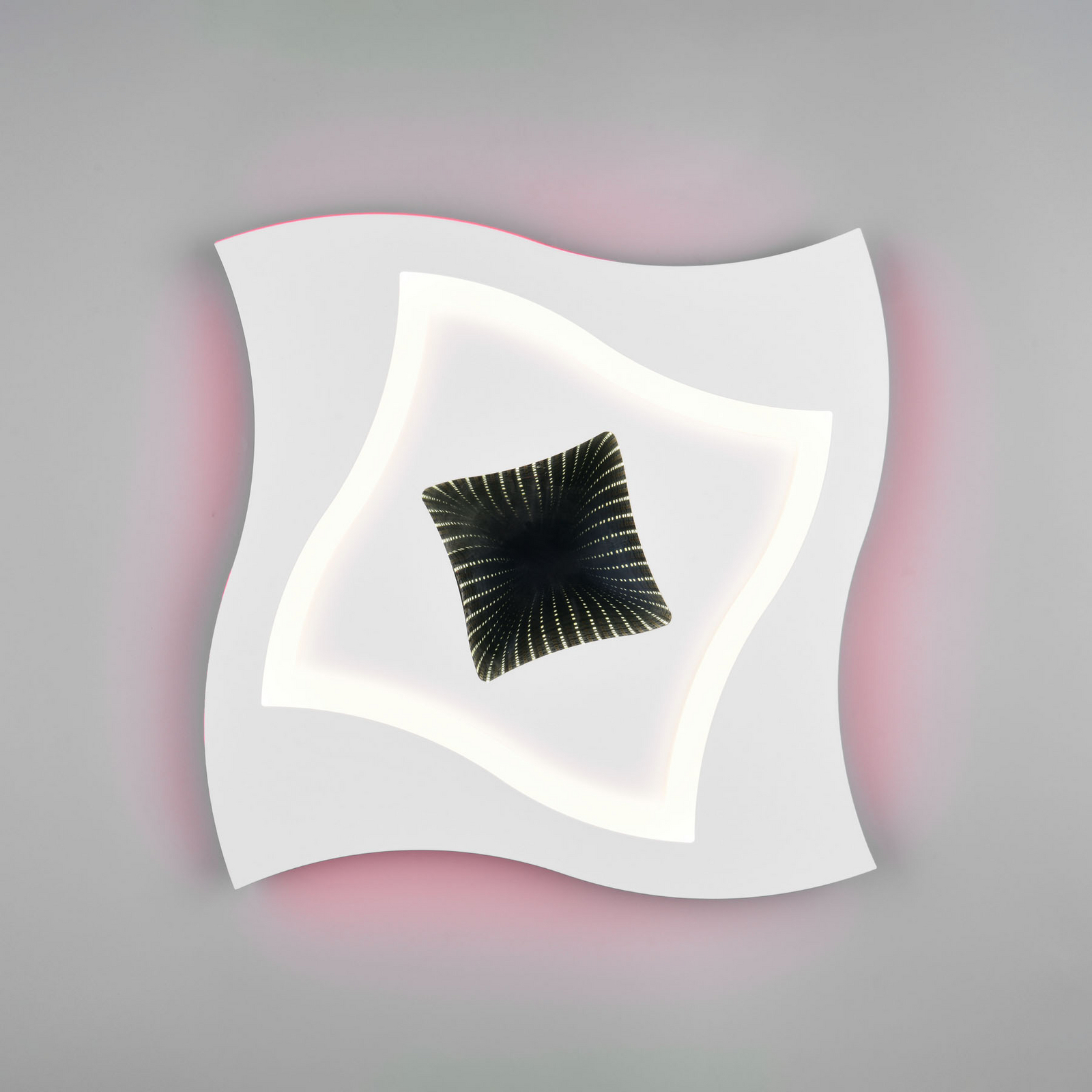 LED-taklampa Klint, längd 50 cm, matt vit, metall RGBW LED-taklampa Klint, längd 50 cm, matt vit, metall RGBW