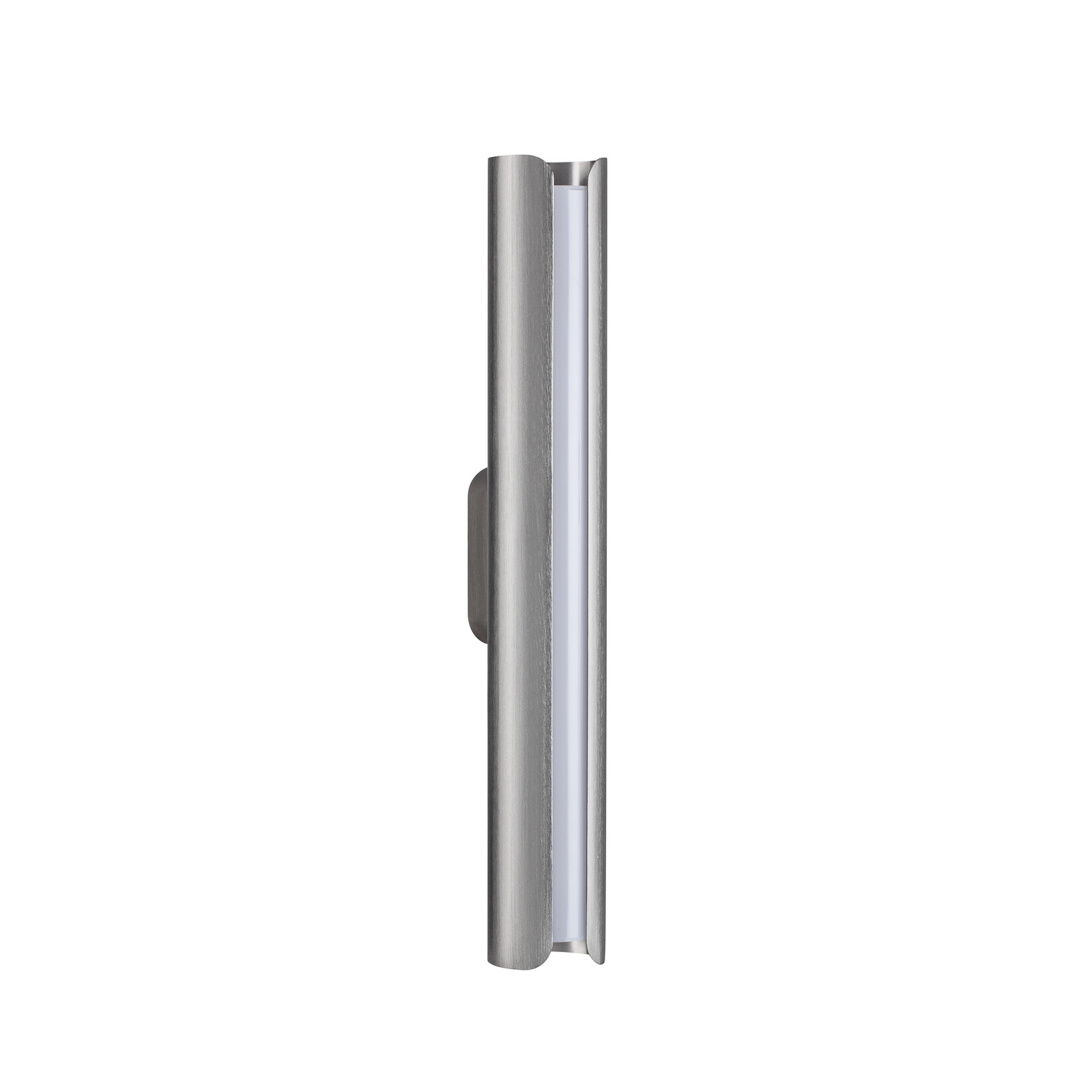 Aplică LED IDEAL LUX Dorica gri înălțime 30 cm metal - Camera de zi / sufragerie - Modern - Aluminiu