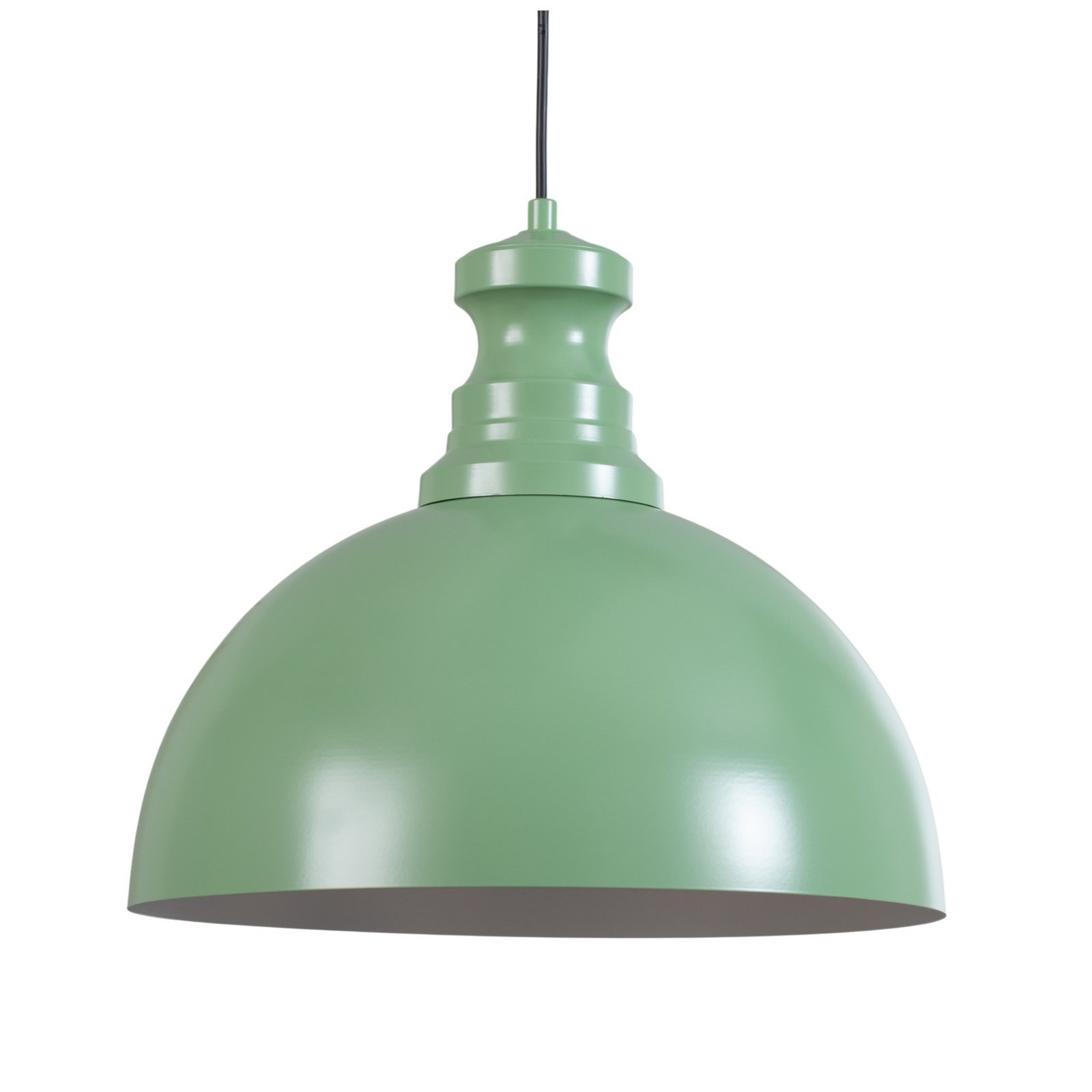 Pendellampe Kure, mintgrønn, metall, Ø 40 cm E27