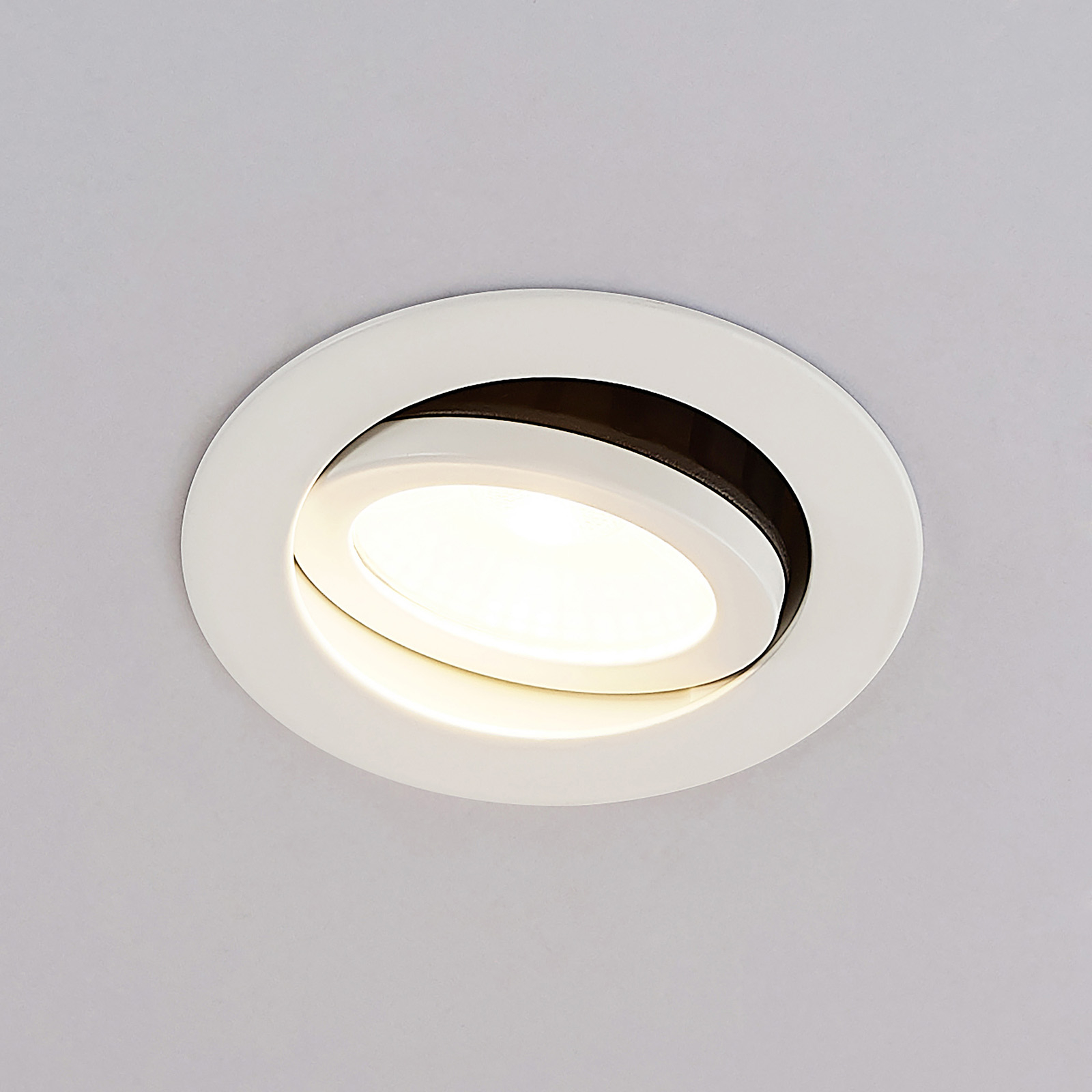 Arcchio Nabor LED-downlight 36? 2700K, Ip65, 8,2W - dimbar - downlight - kontorbelysning - taklampe Gangomr?de - aluminium, plast