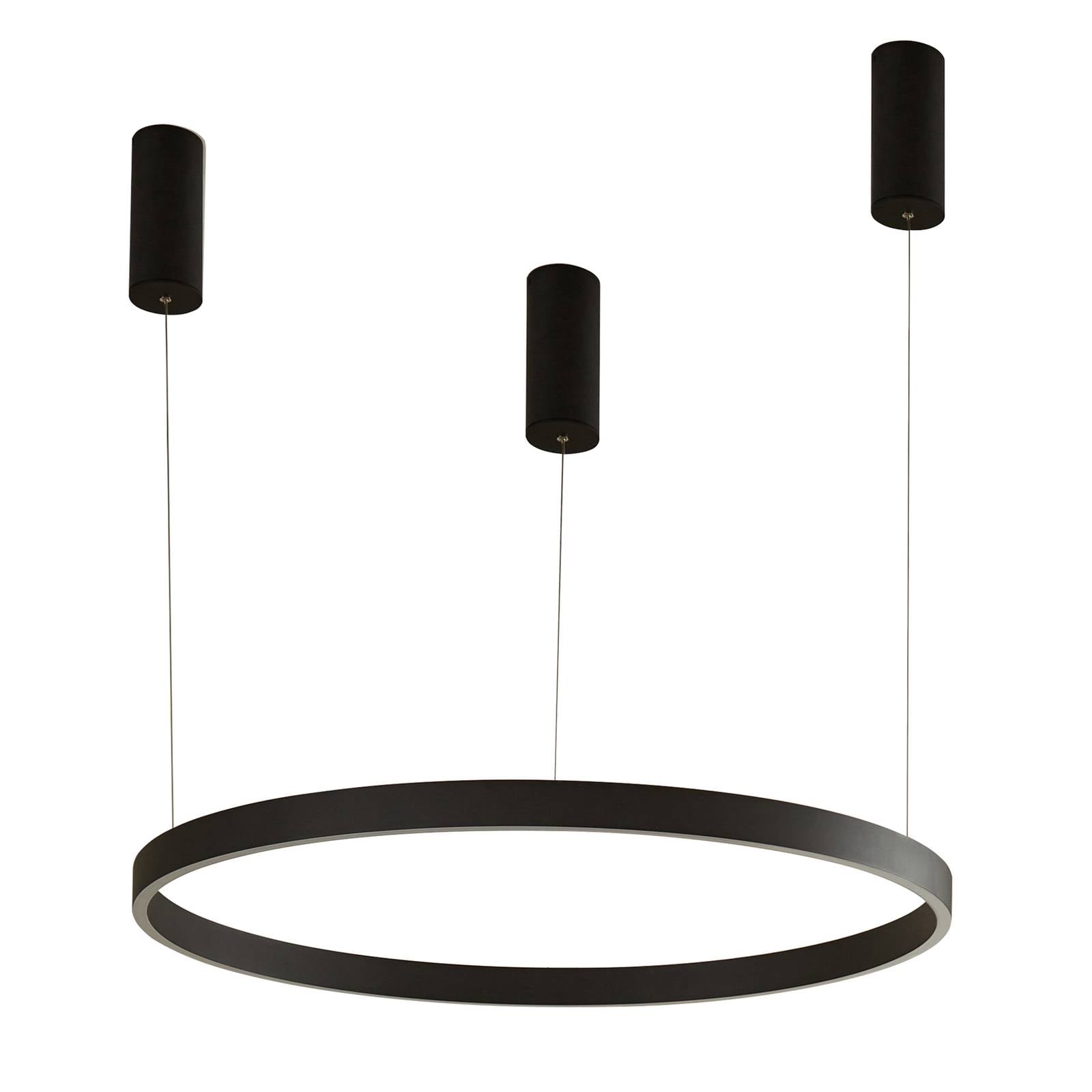 Arcchio Answin LED-Hängeleuchte 704 W schwarz - sandSchwarz