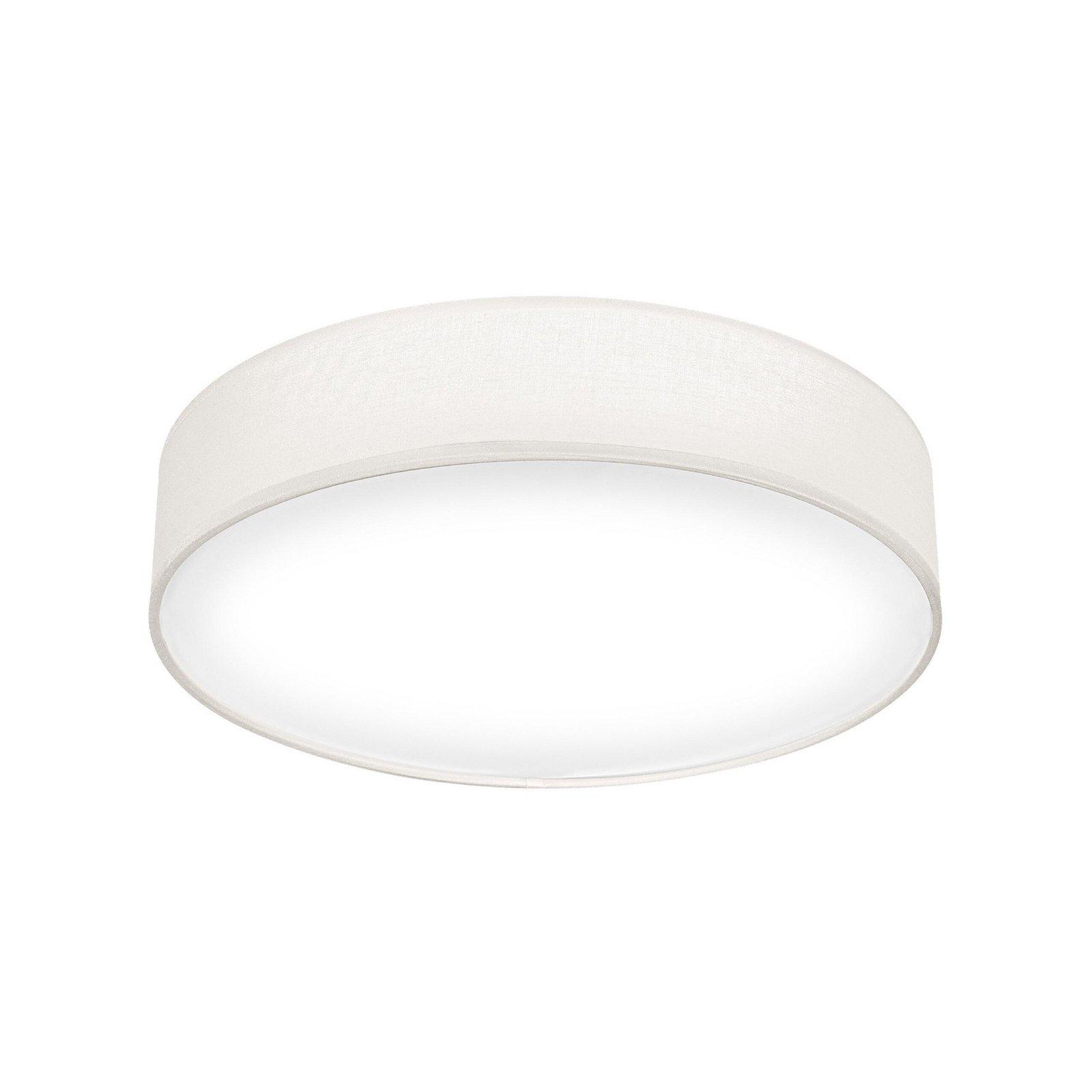 Lampa sufitowa OSRAM ORBIS PARIS, beżowa, Ø 48 cm, tekstylna, E27