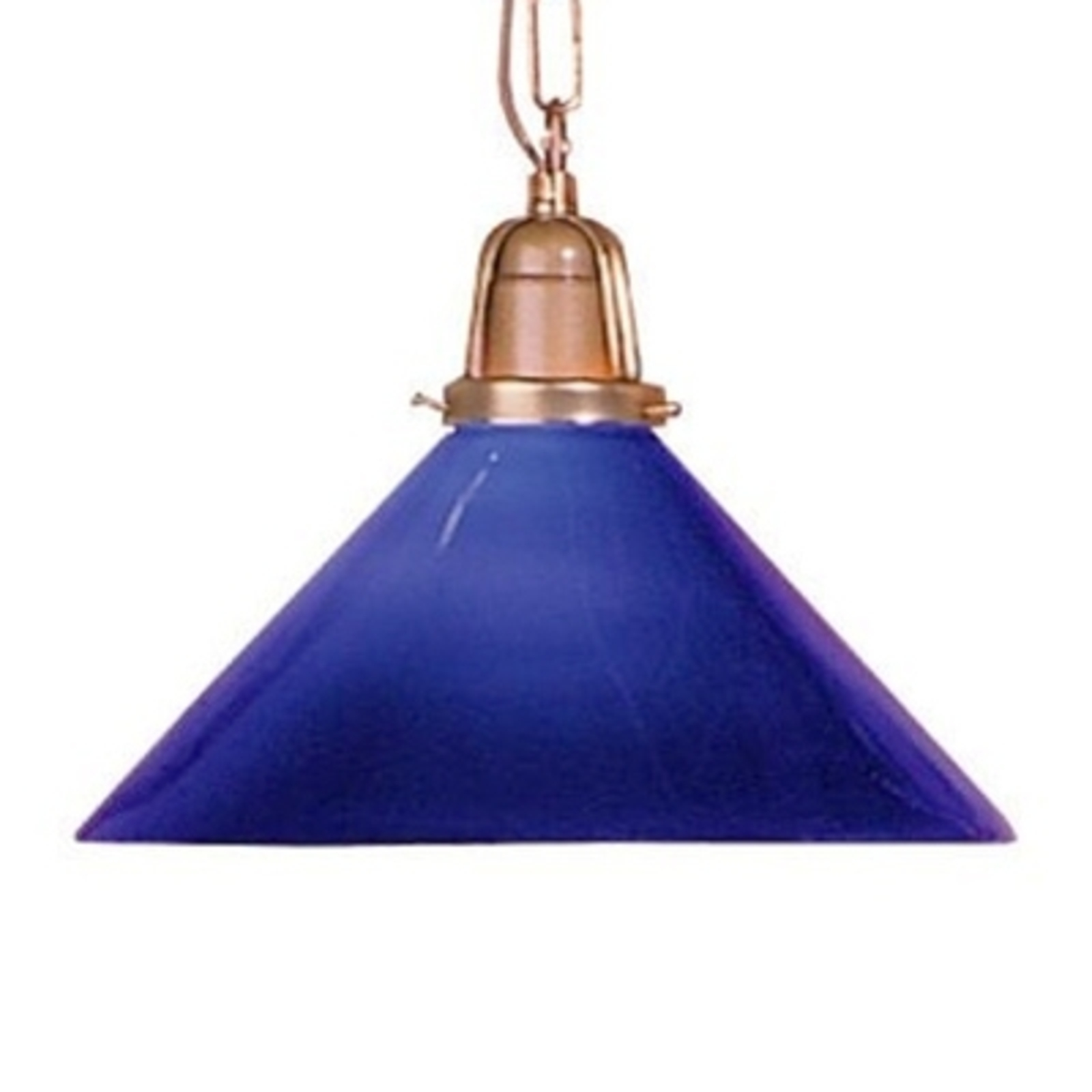 Artistar Coloured hanging light SARINA, blue, for Living / Dining Room, metal, glass, E27, 60 W, energy efficiency: A++