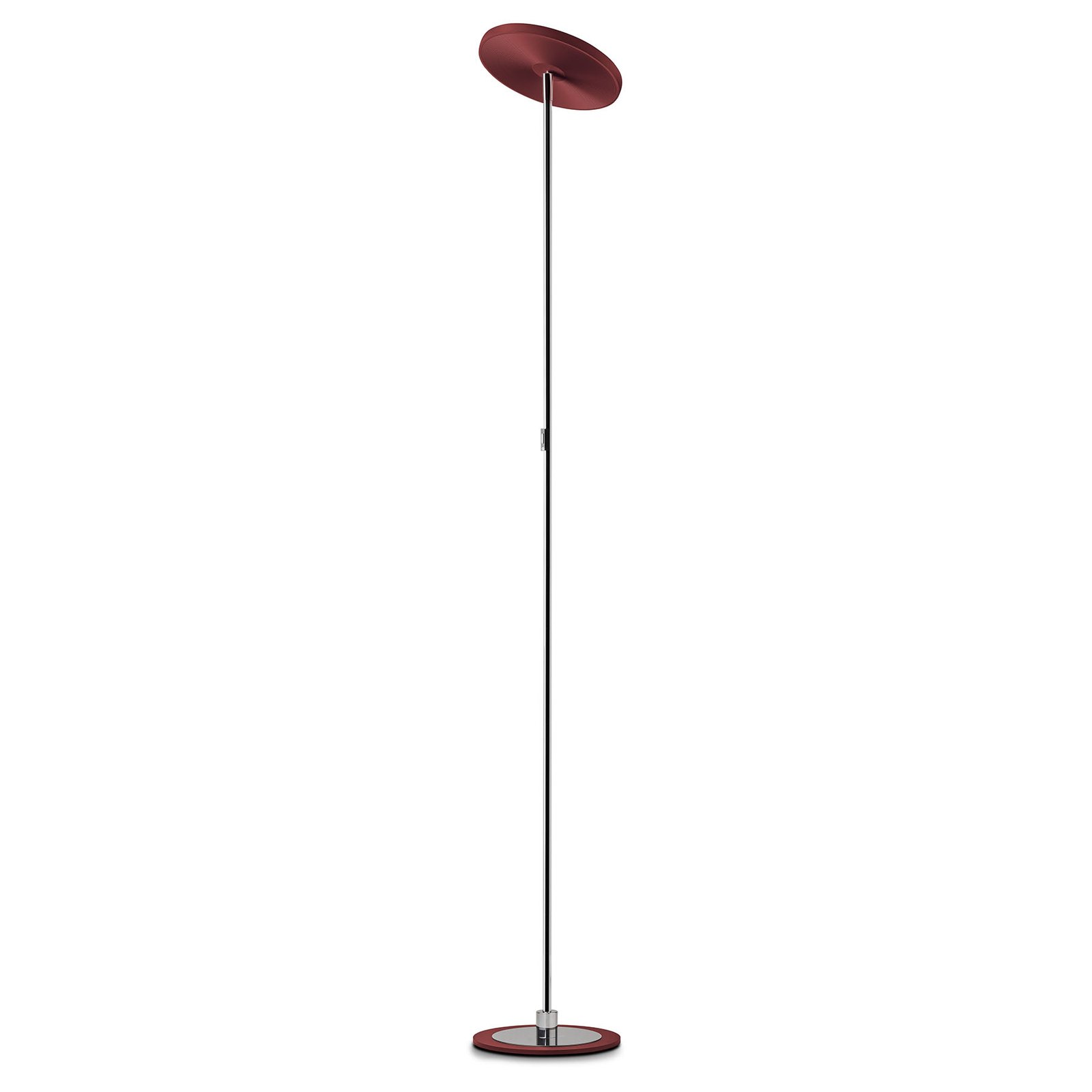 OLIGO Decent Max lampadaire LED rouge mat