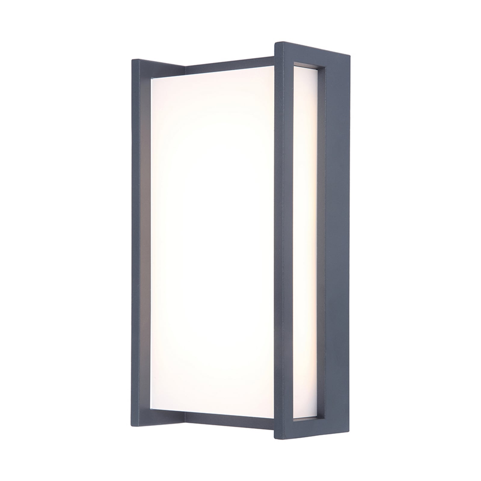 LED-smart udendørs væglampe QUBO, mørkegrå 22 cm IP54 RGB CCT LED-smart udendørs væglampe QUBO, mørkegrå 22 cm IP54 RGB CCT