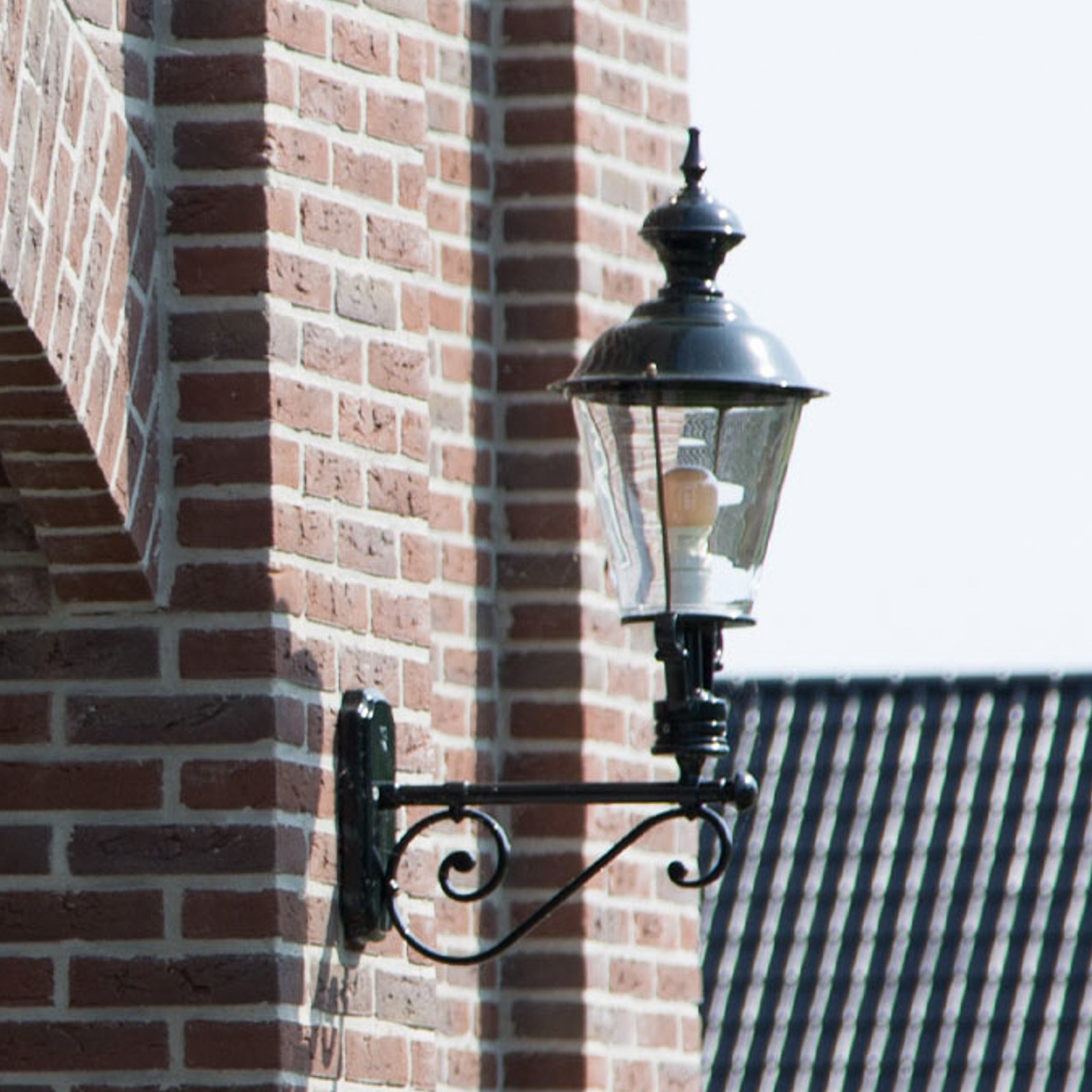 NOTARIS L - Buitenwandlamp, zwart