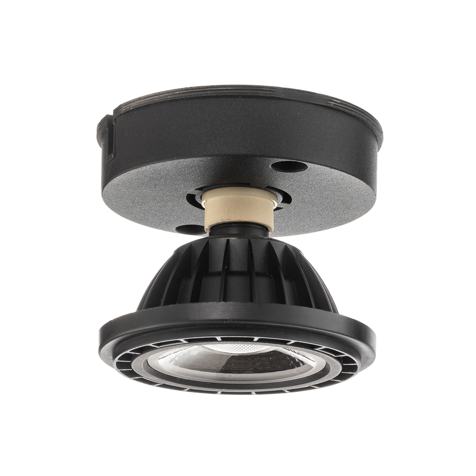 Plafonnier LED Fedler dim to warm, noir