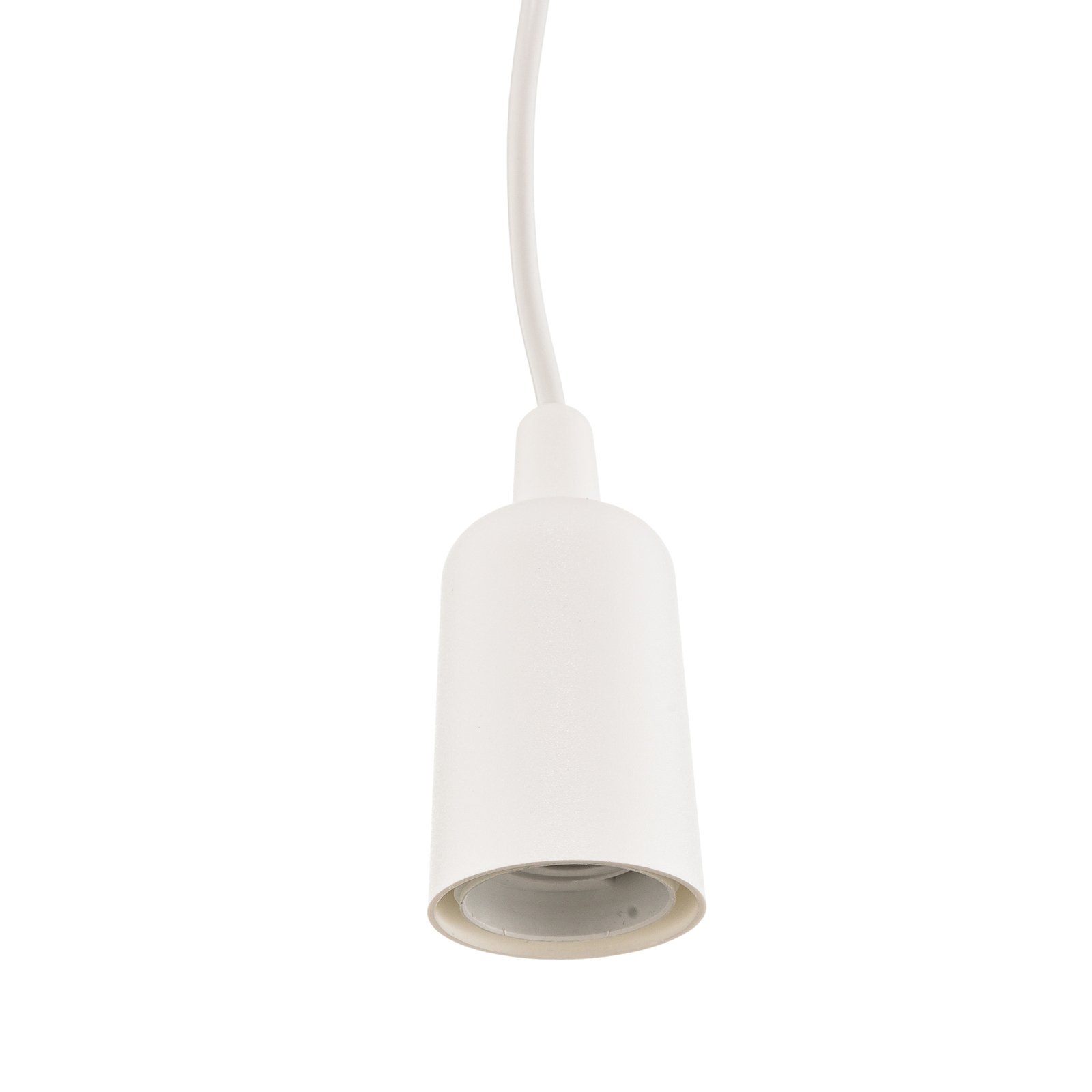 Lámpara colgante Brasil, blanca, 1 luz