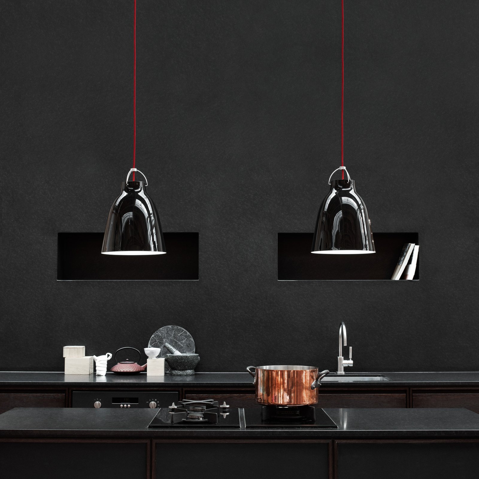 Caravaggio™ P2 Pendel Svart - Fritz Hansen
