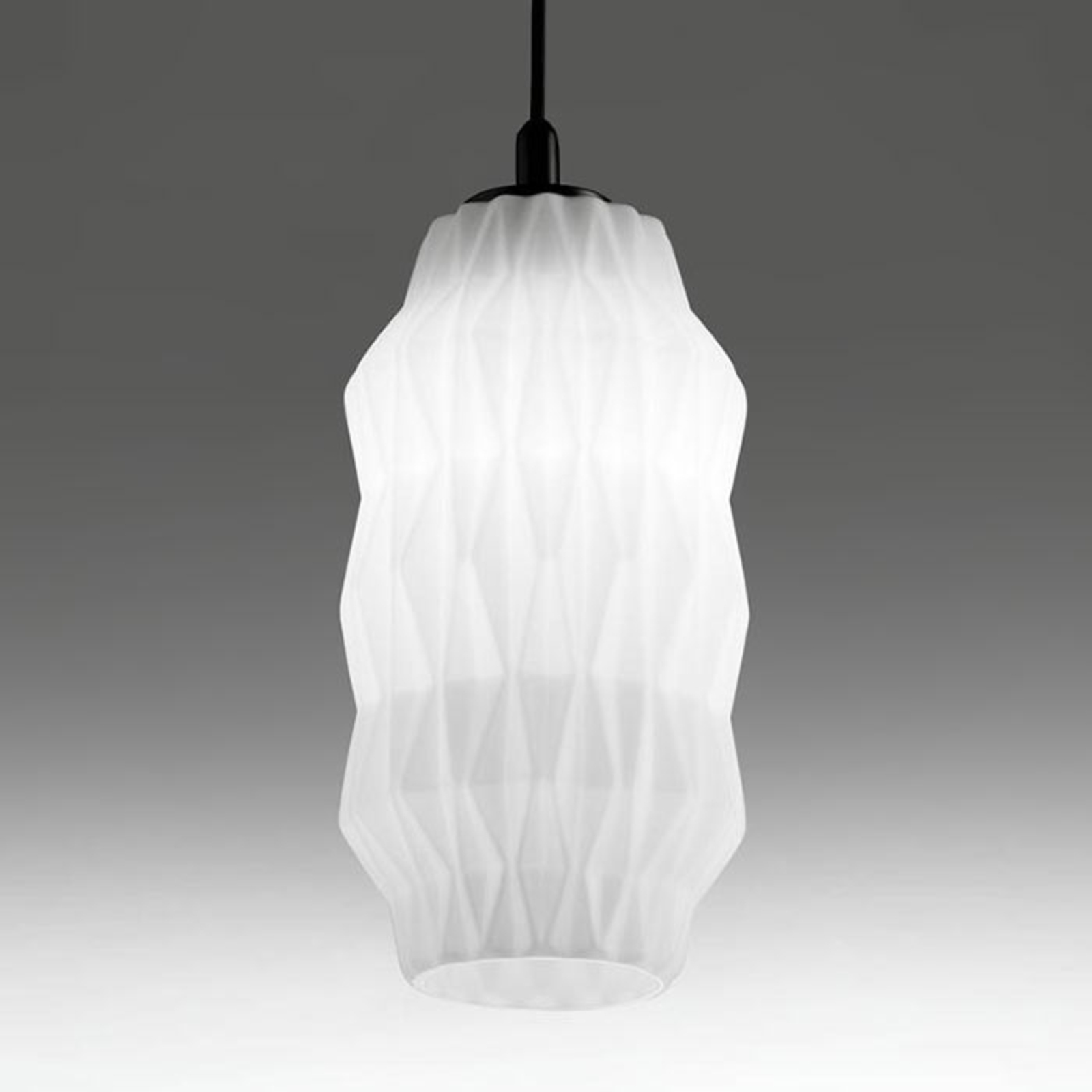 Elegant glass pendant light Origami