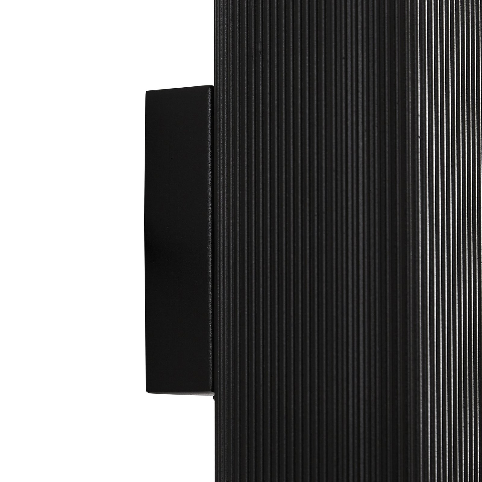 Halvar Außenwandlampe, 20 cm, schwarz, IP65, 2 x GU10 - Lindby