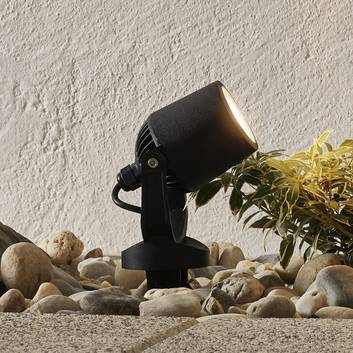 Minitommy spike lamp 1-bulb CCT black/frosted