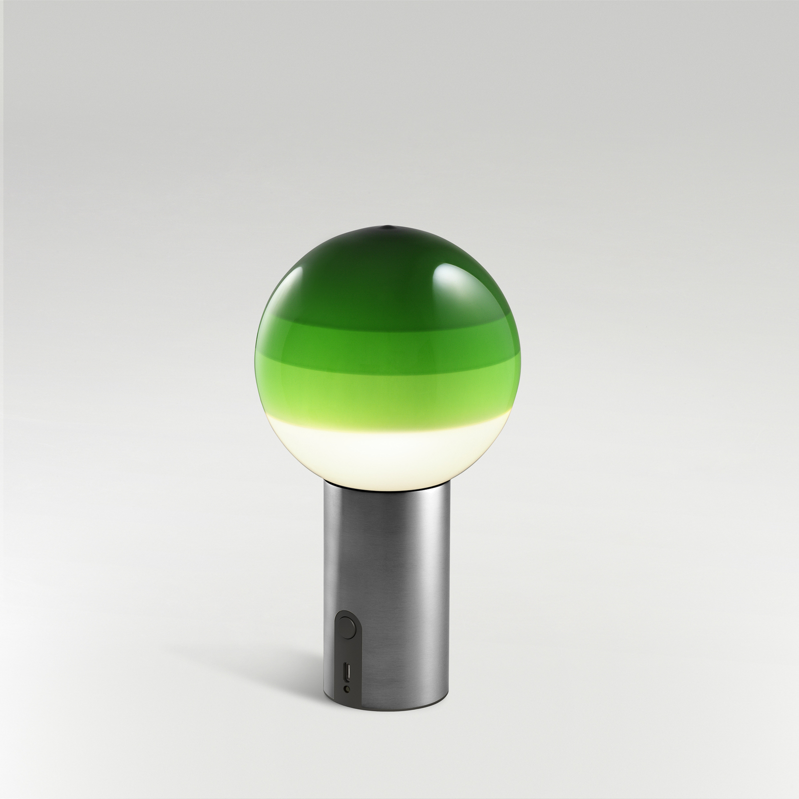 MARSET Dipping Light mesa de batería verde/grafito