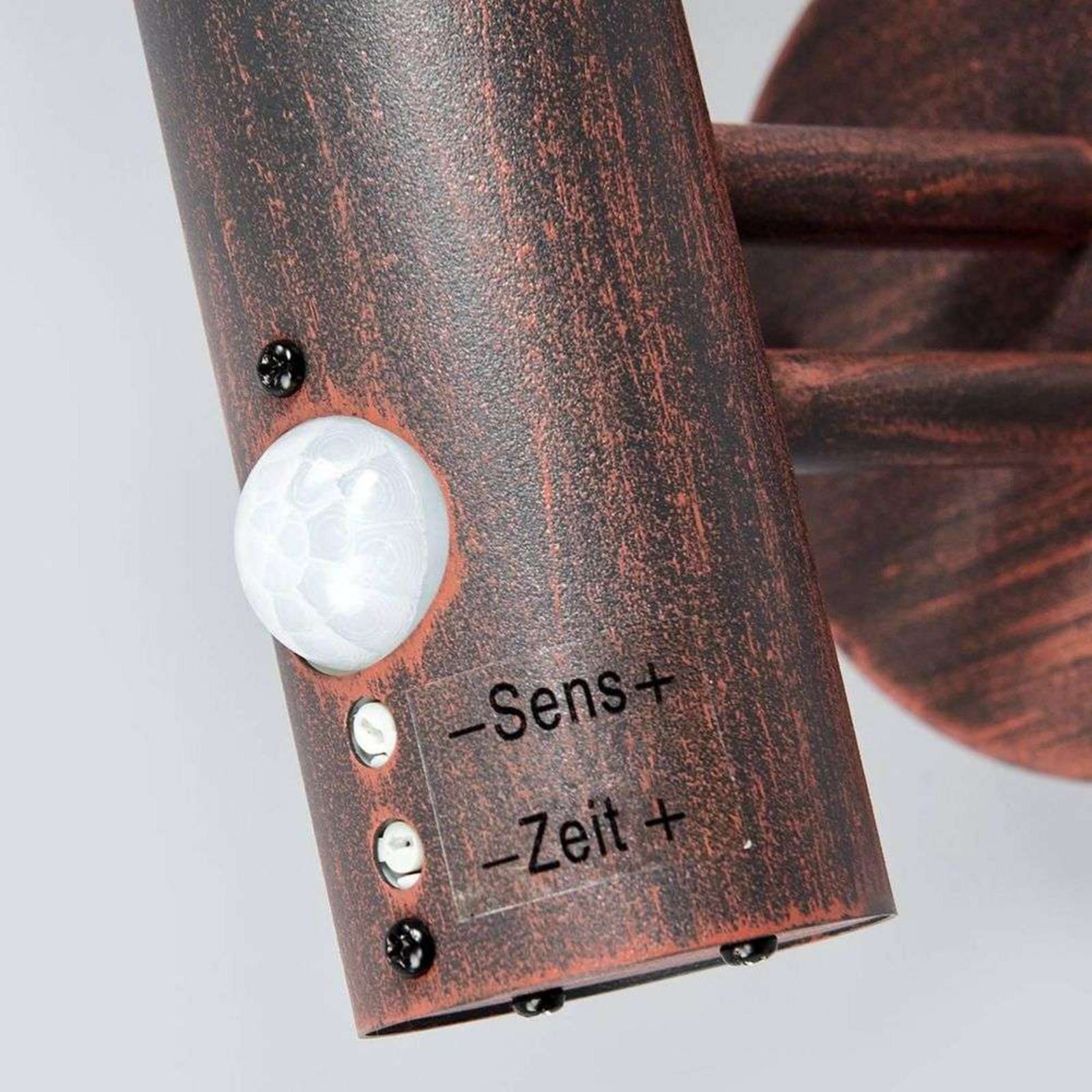 Pavlos LED Outdoor Wall Lamp w/Sensor Rust - Lindby